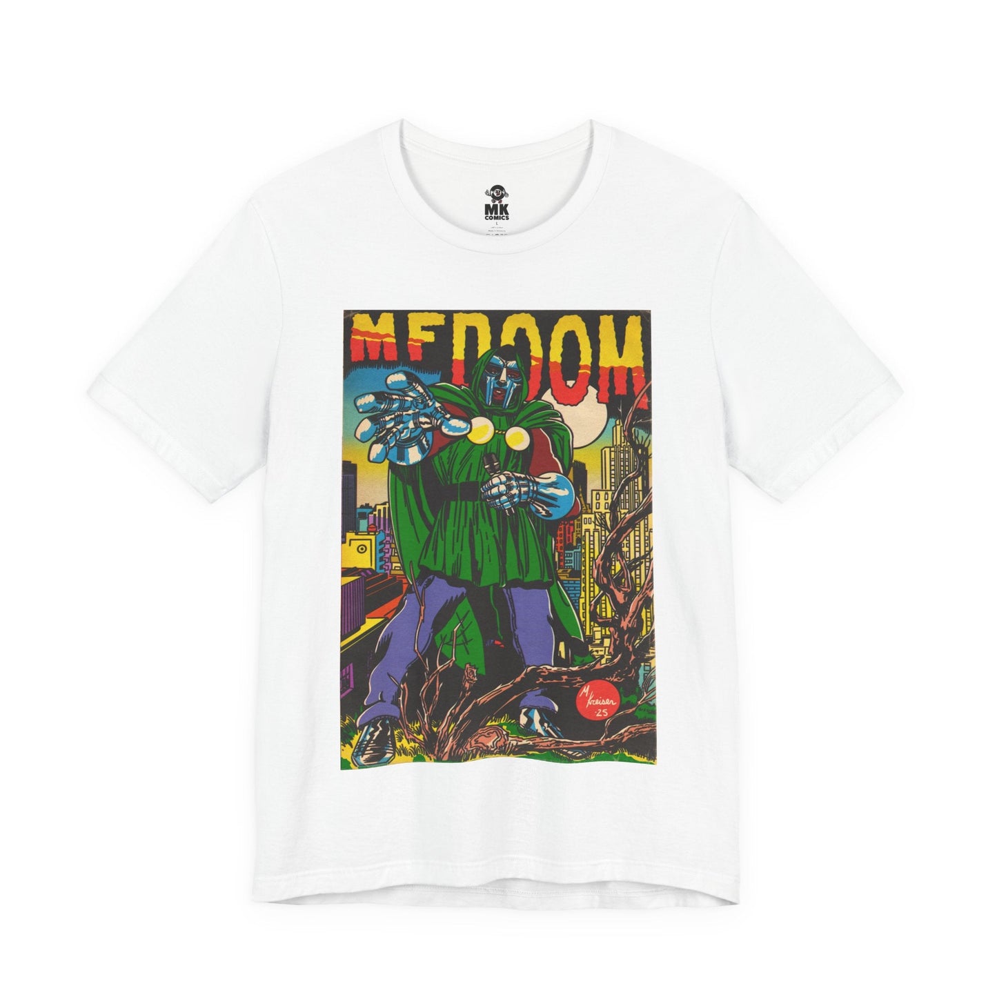 DOOM - Comic Book Art - Unisex Jersey T-Shirt