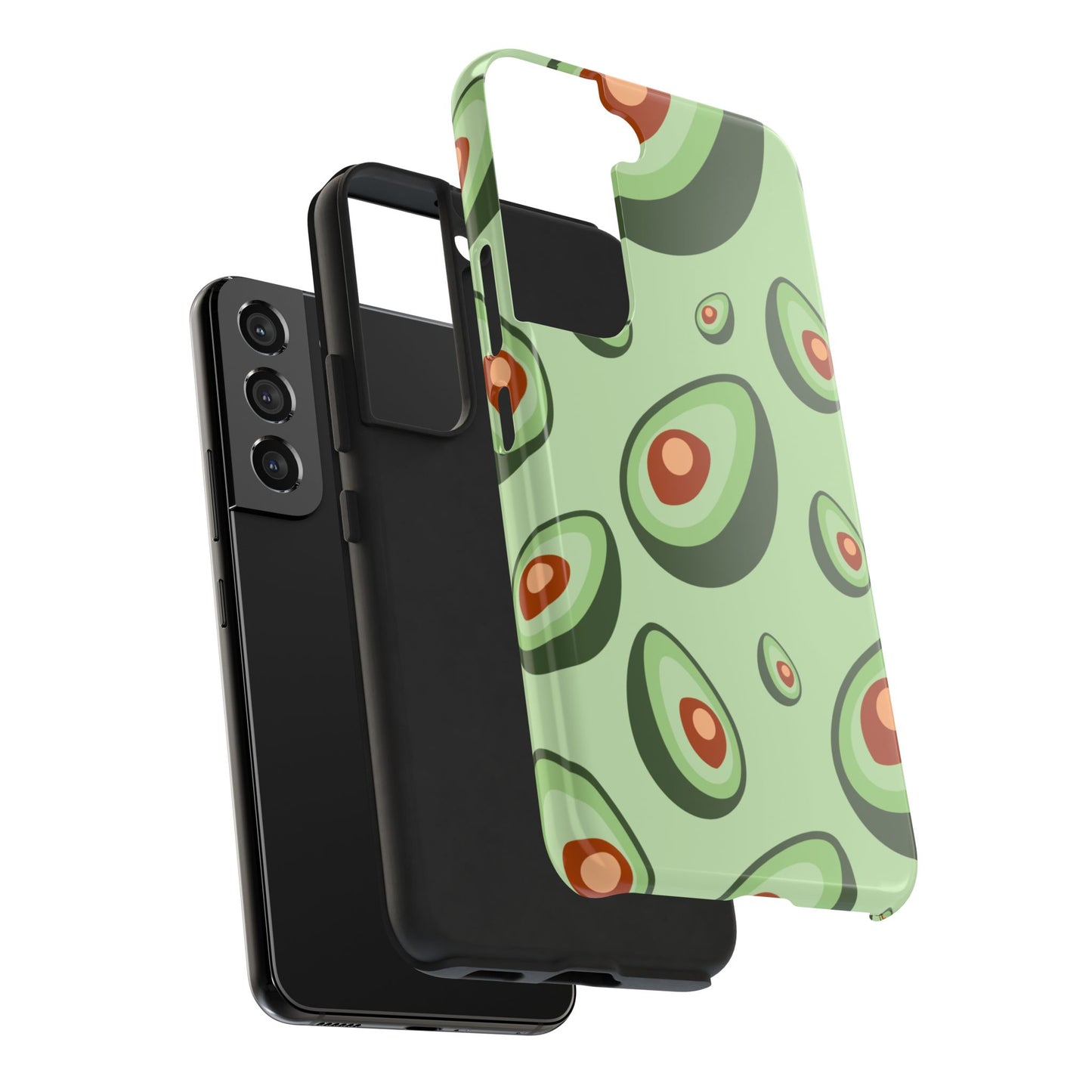 Trendy Avocado Pattern Green Aesthetic Minimal Fruit Phone Case | Food