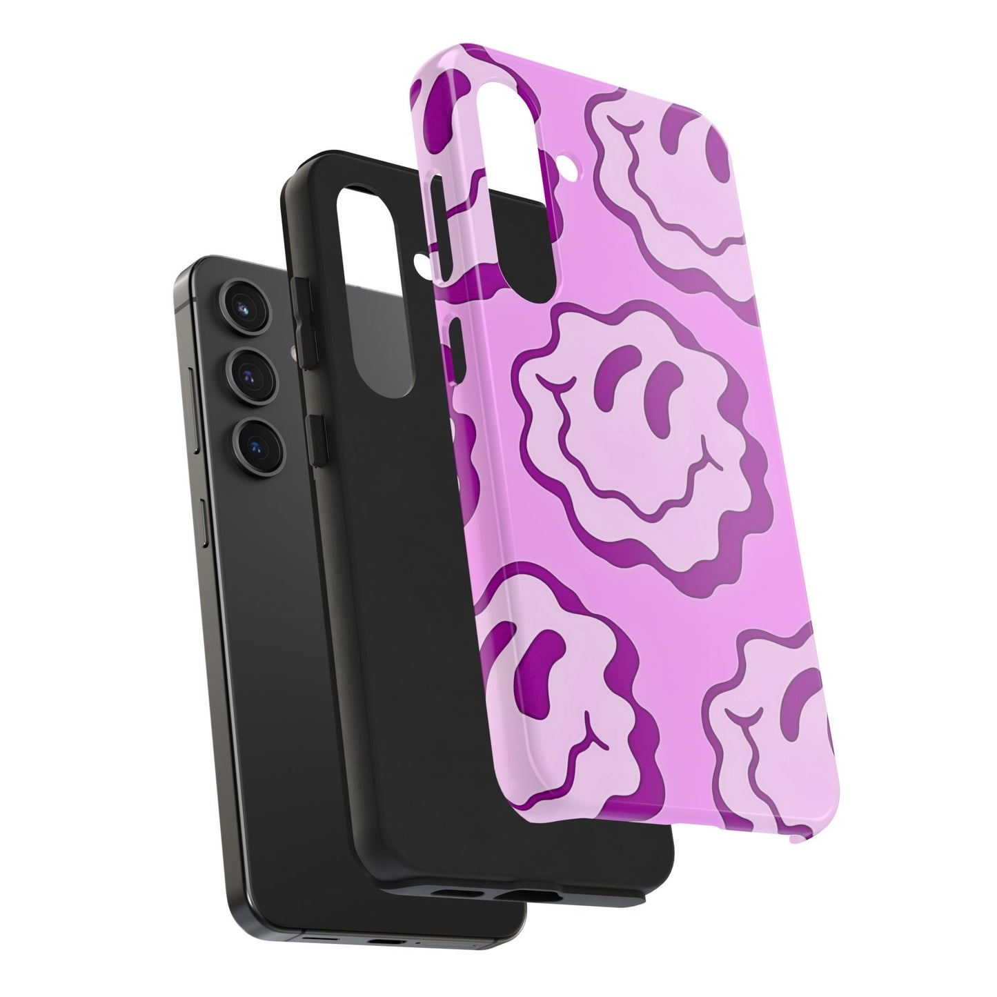 Waving Smile Preppy Pinky Tough Phone Case | Aesthetic
