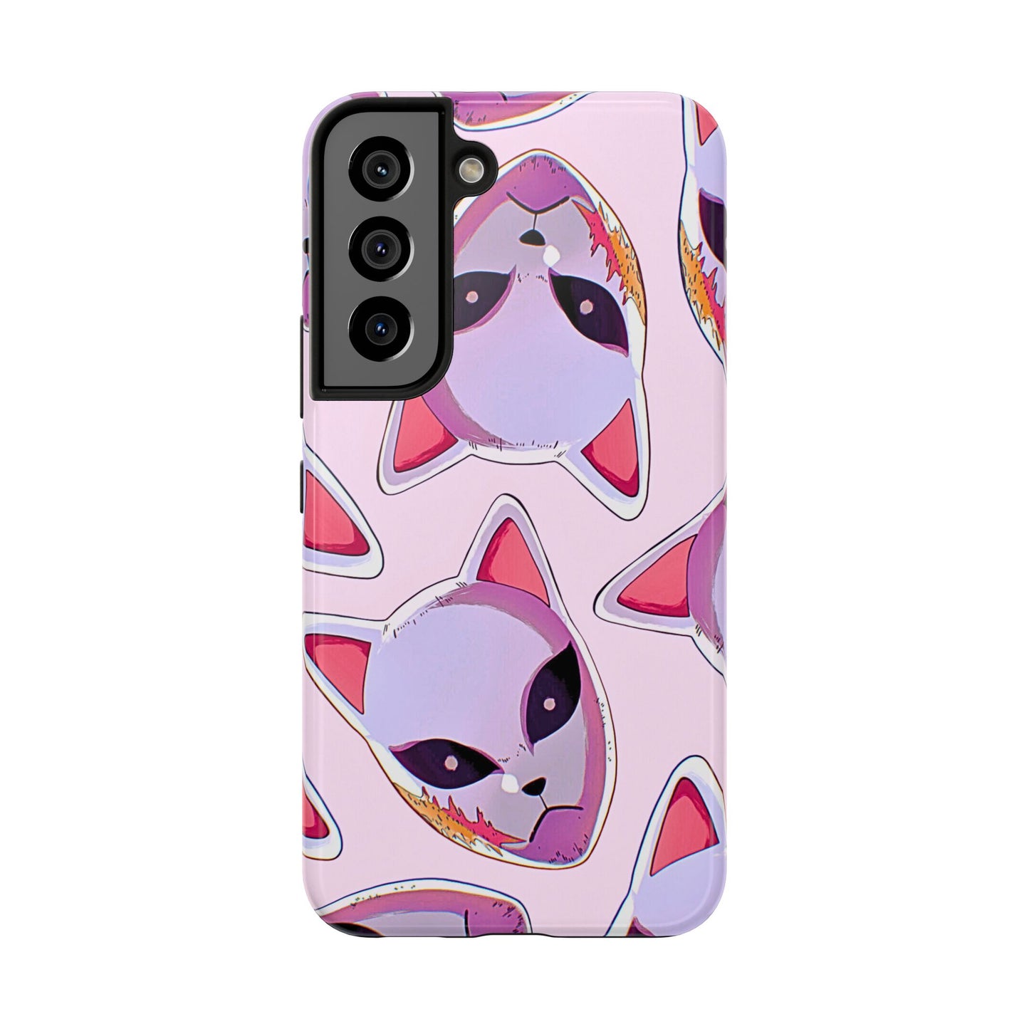 Sabito Fox Mask Pattern Tough Phone Case | Anime - Demon Slayer