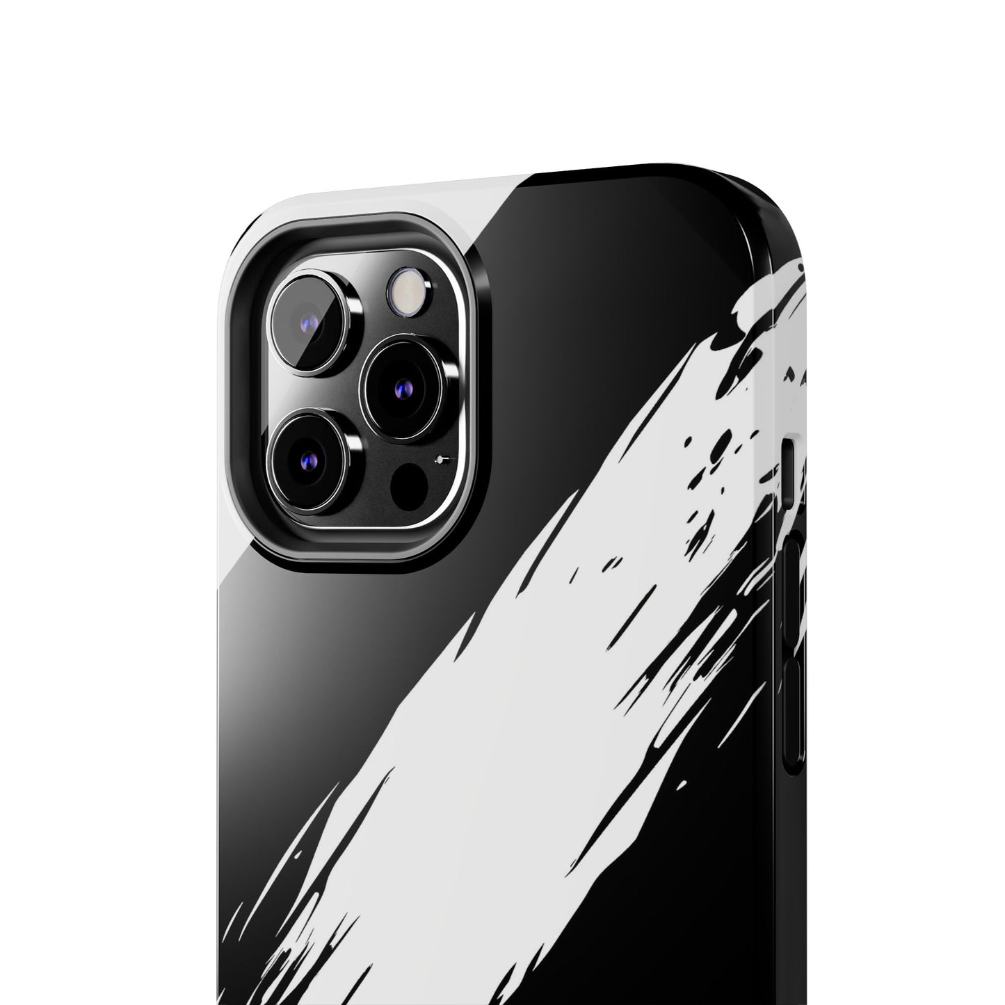 Funda/cubierta resistente para teléfono con rayas diagonales en blanco roto | Estética