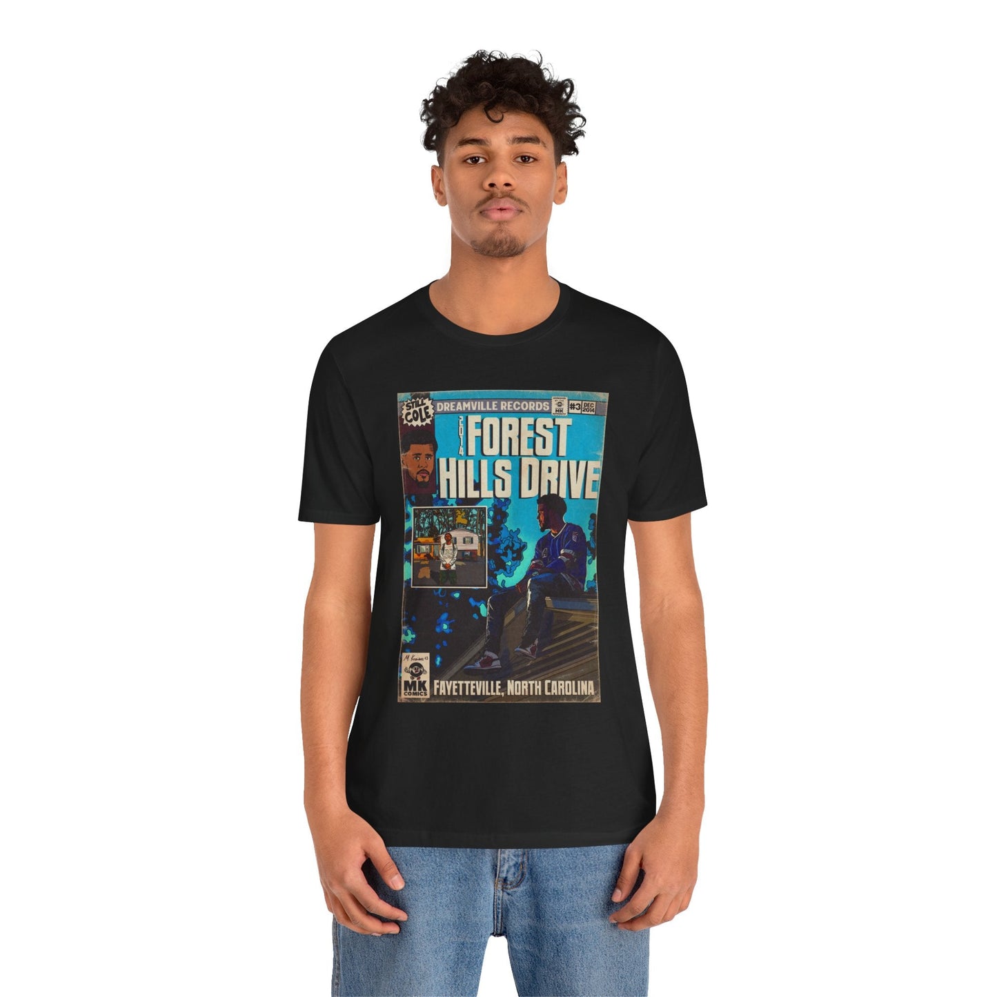 2014 Forest Hills Drive - Comic Book Art - Unisex Jersey Short Sleeve Tee