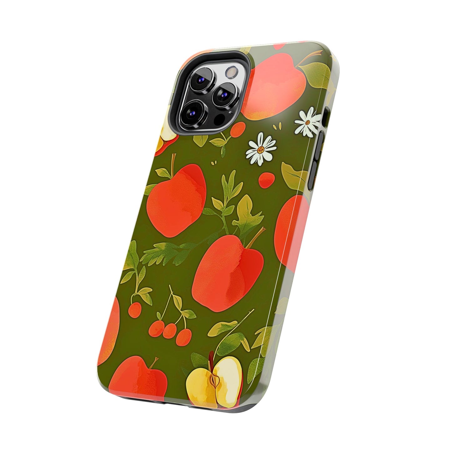 Apple & Berry Garden Pattern Style Tough Phone Case/Cover | Aesthetic