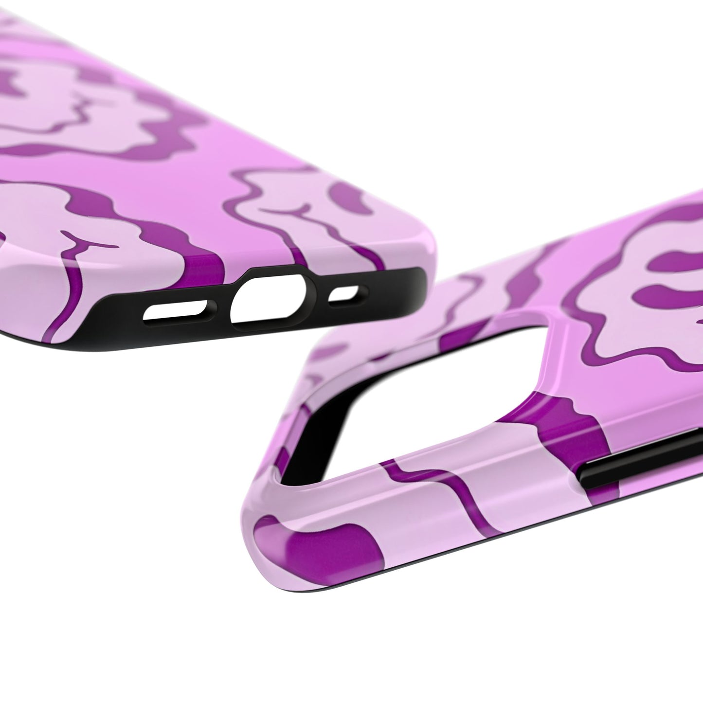 Waving Smile Preppy Pinky Tough Phone Case | Aesthetic