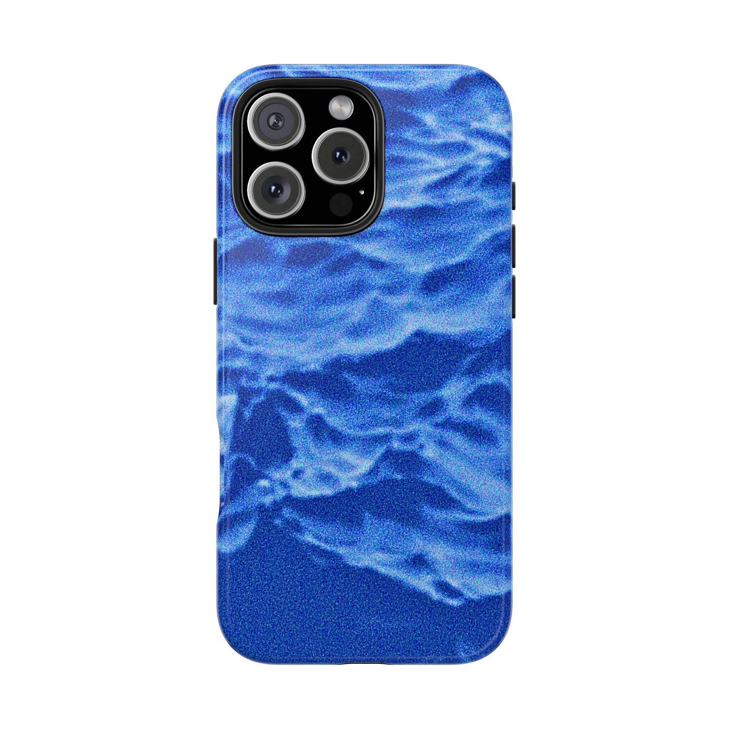 Blurred Ocean Waves Dark Blue Tough Phone Case | Aesthetic