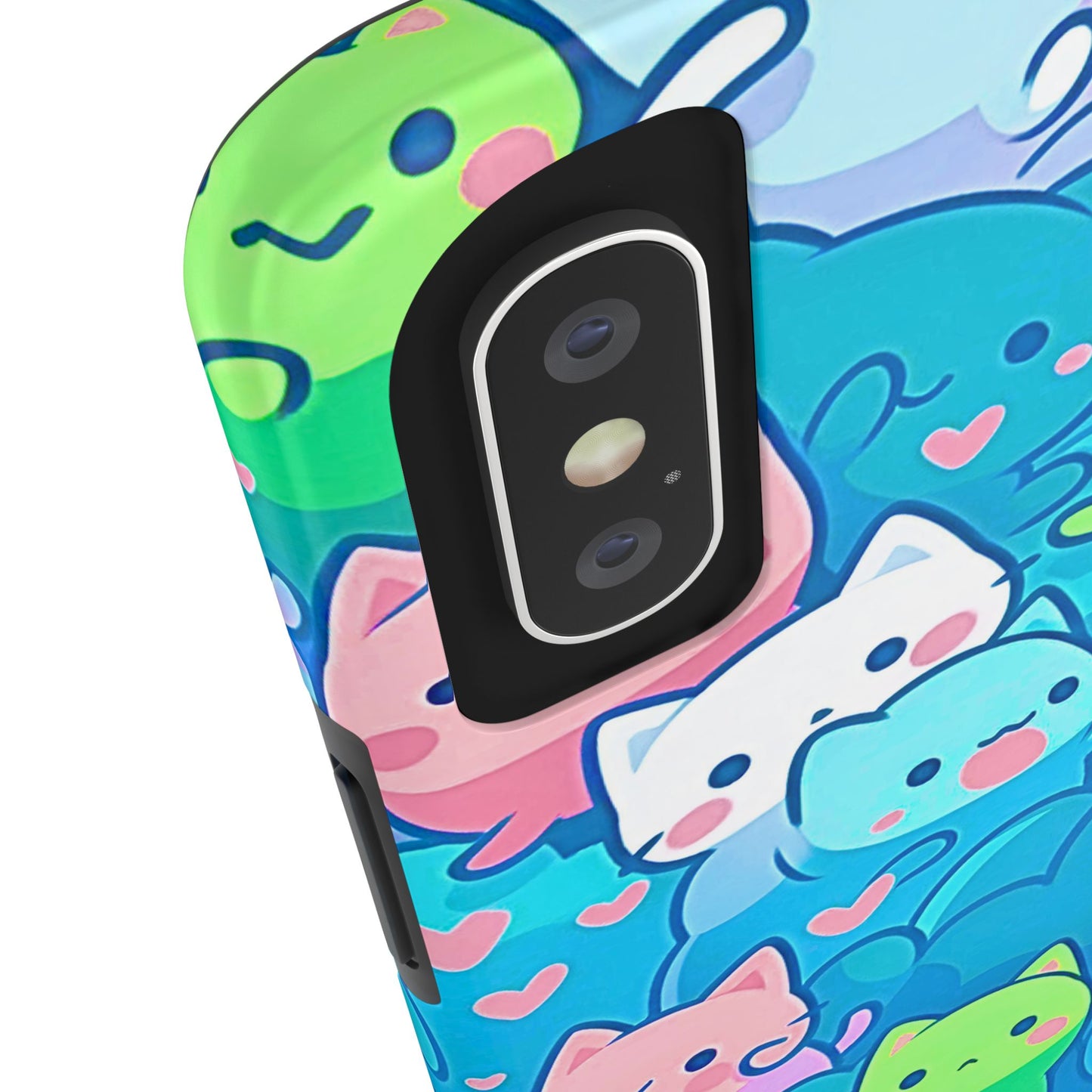 Cute Colorful Cats Pattern Style Tough Phone Case | Animals