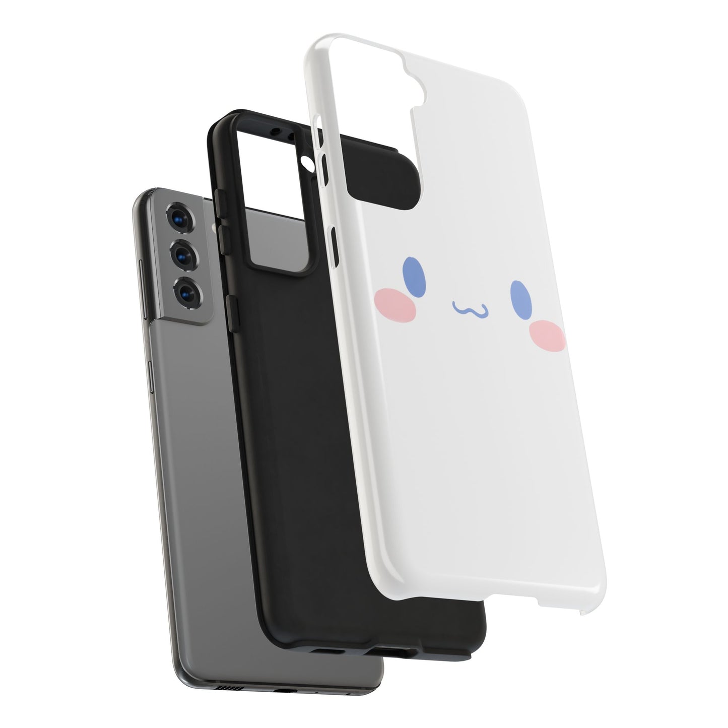Sanrio Cinnamoroll Cute Face Pastel Kawaii Minimal Tough Phone Case | Cartoons