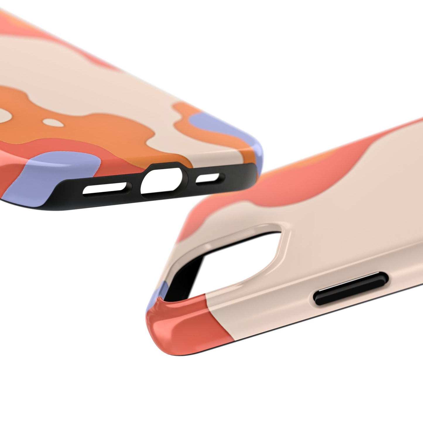 Funda resistente para teléfono con diseño de pastel líquido de verano | Estética
