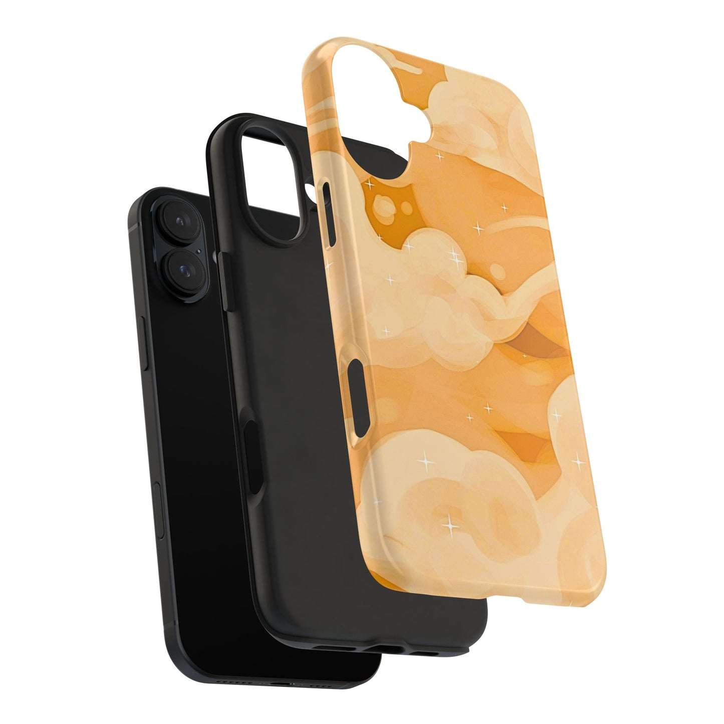 Colored Clouds Style Tough Phone Case | Aesthetic