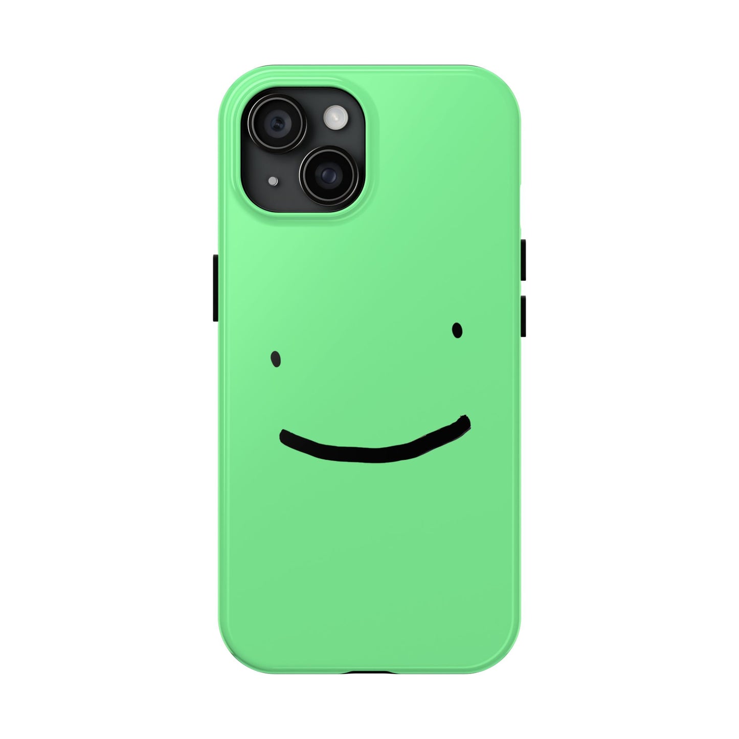 Simple Smile Green Face Tough Phone Case | Other
