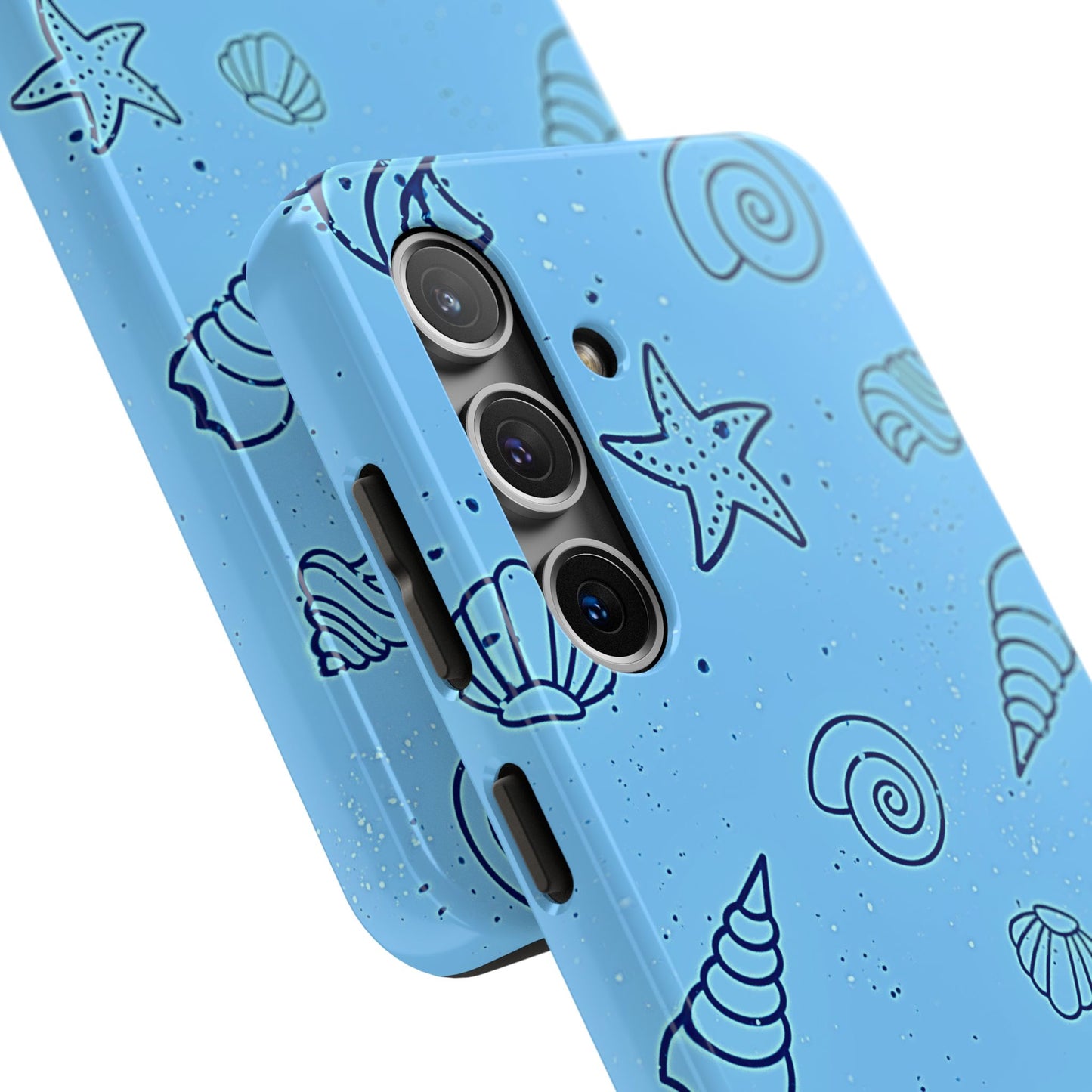 Funda resistente para teléfono Shells azul claro | Estética