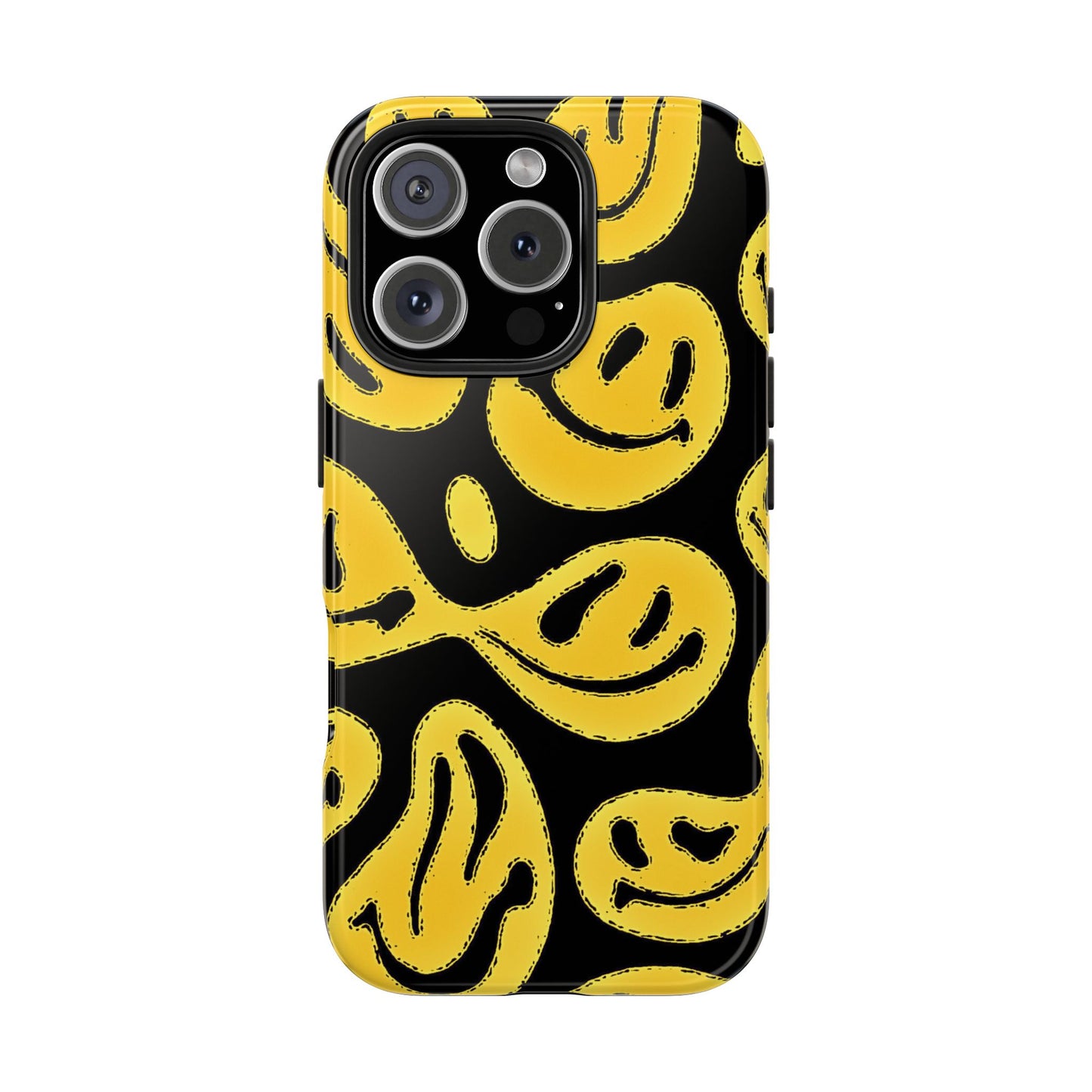 Colorful Trippy Smiley Face (Version 1) Tough Phone Case | Aesthetic