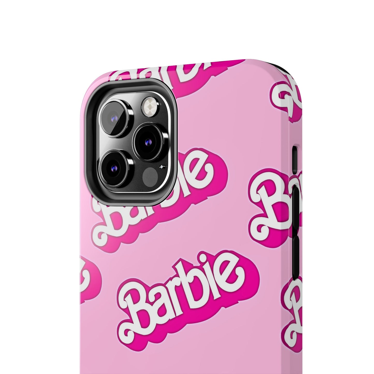 Retro Style Barbie Logo Pattern Tough Phone Case/Cover | Aesthetic
