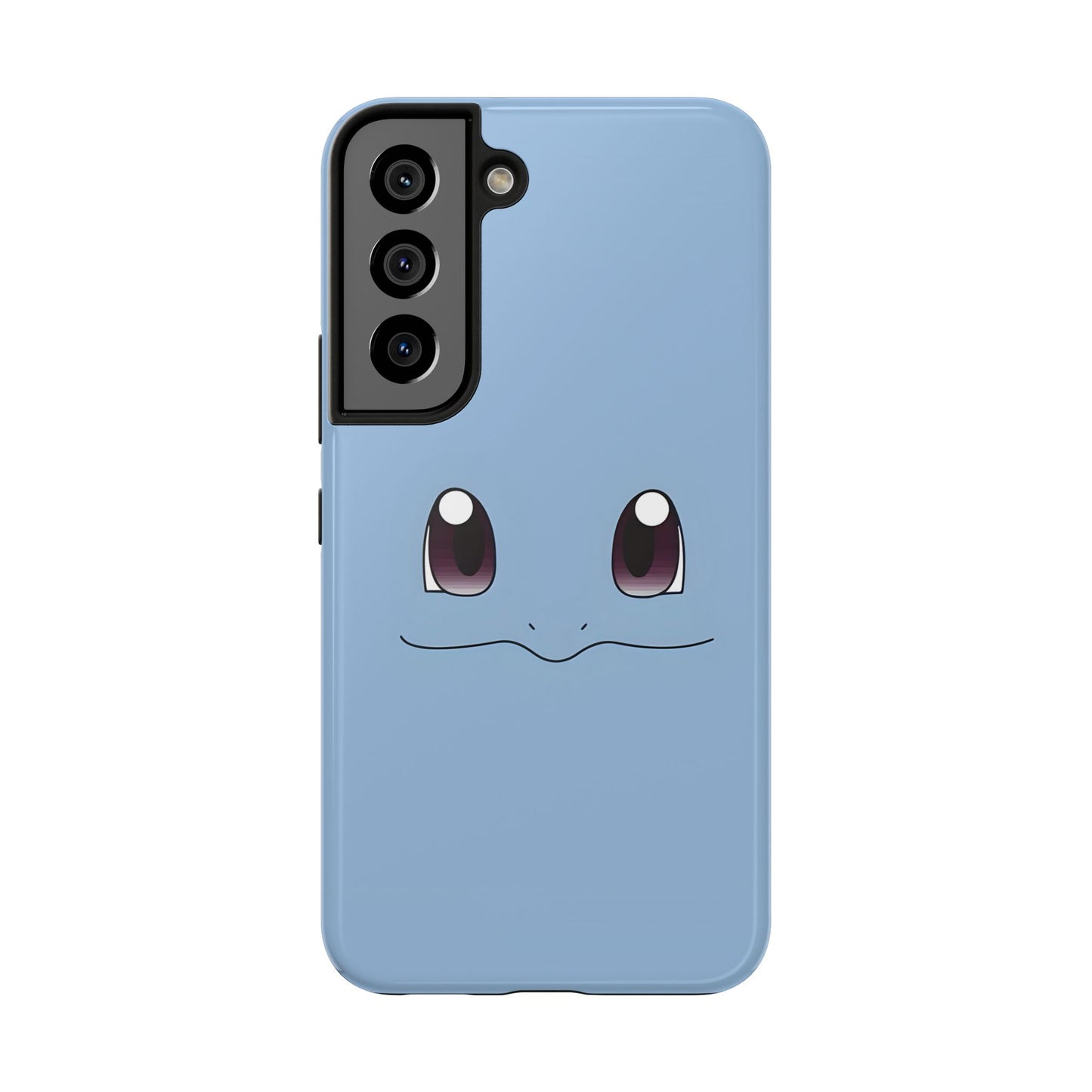 Blue Turtle Simple Blue Smile Tough Phone Case | Anime