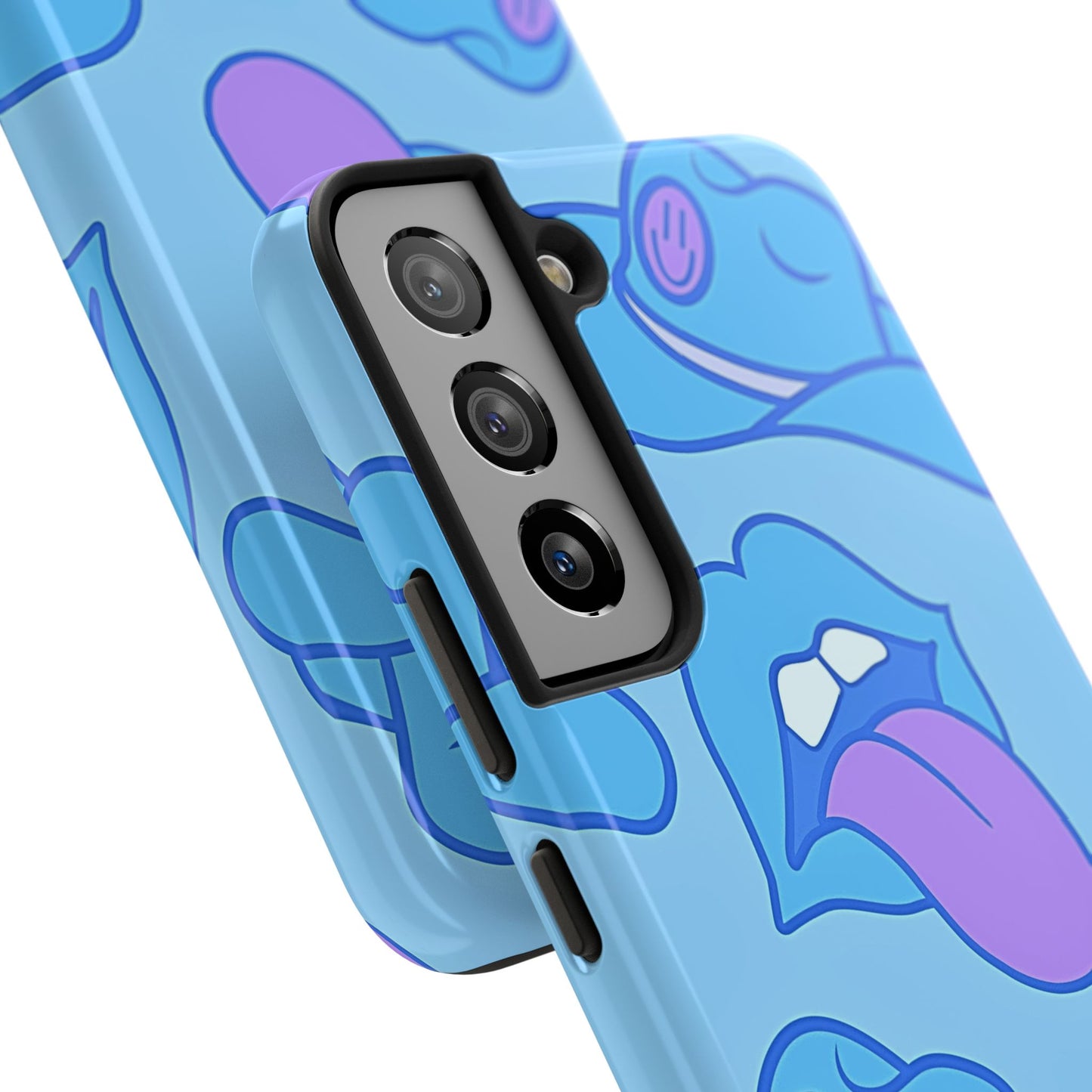 Preppy Cowboy Hat & Hot Lips Pattern (Version 2) Tough Phone Case | Aesthetic