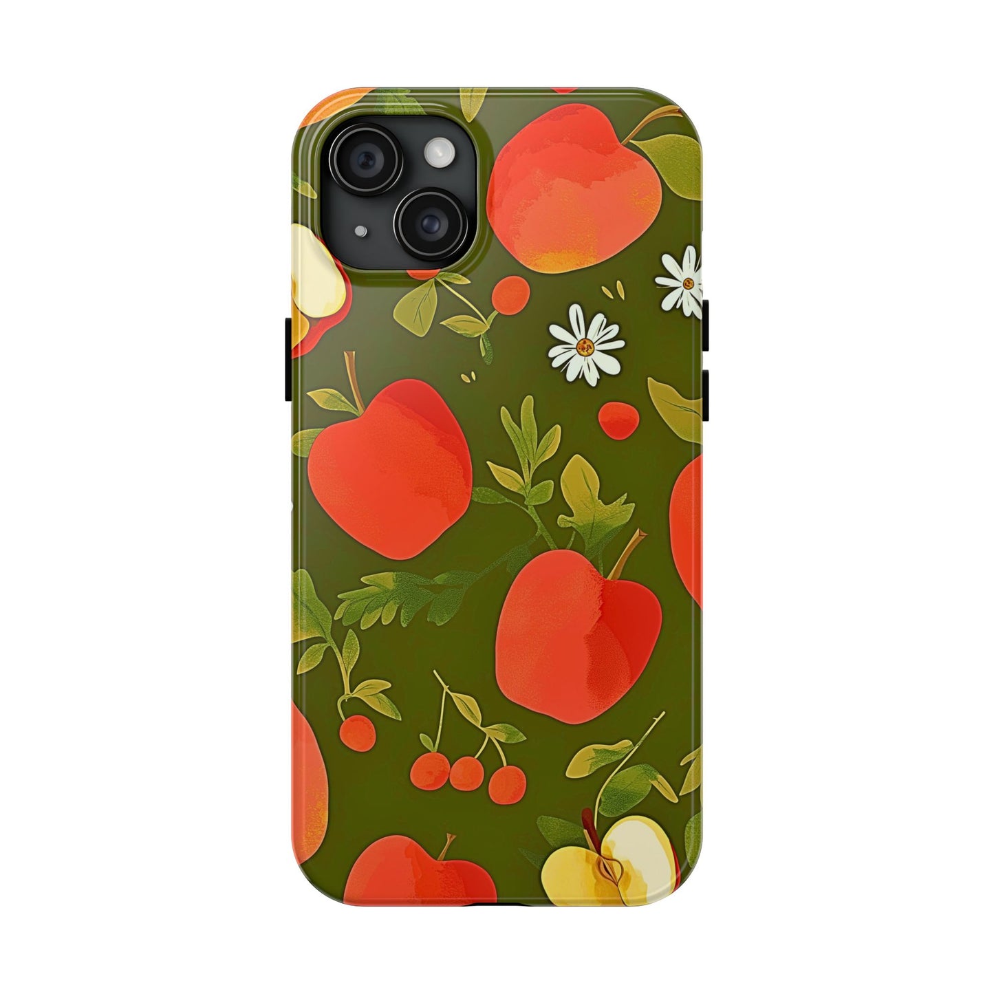 Apple & Berry Garden Pattern Style Tough Phone Case/Cover | Aesthetic