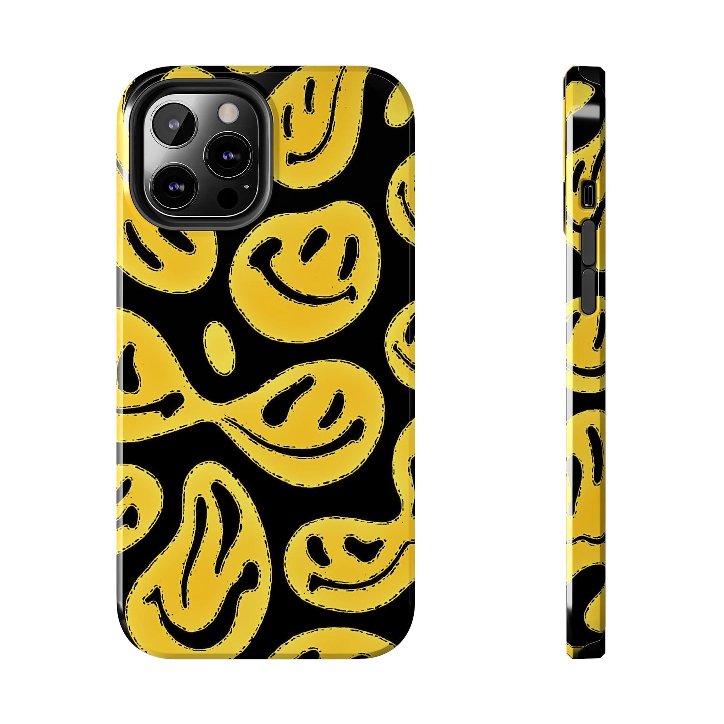 Colorful Trippy Smiley Face (Version 1) Tough Phone Case | Aesthetic