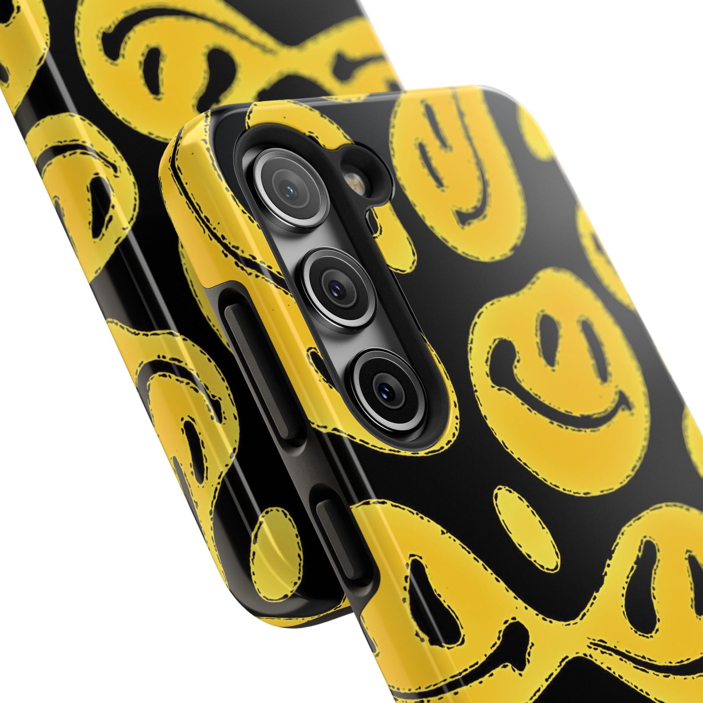 Colorful Trippy Smiley Face (Version 1) Tough Phone Case | Aesthetic