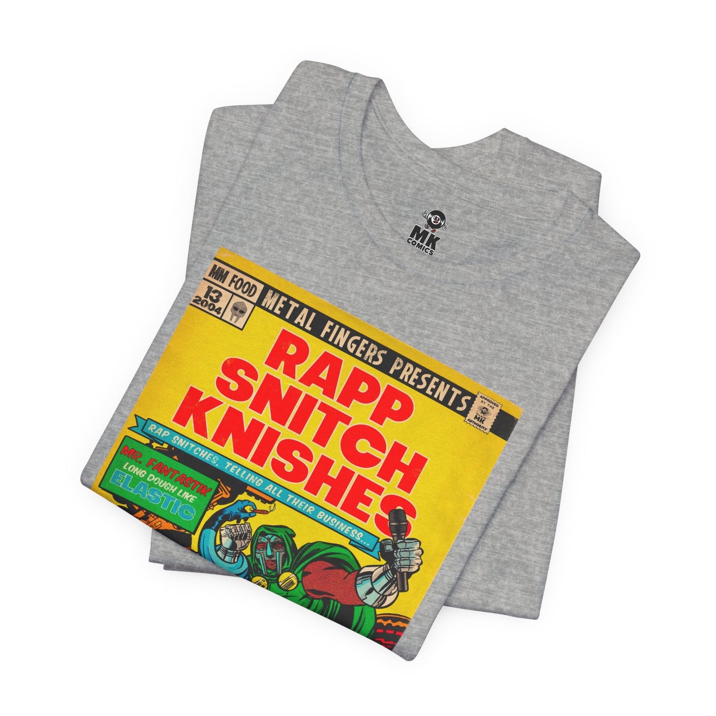 Rapp Snitch Knishes Comic Book Art - Unisex Jersey Short Sleeve Tee