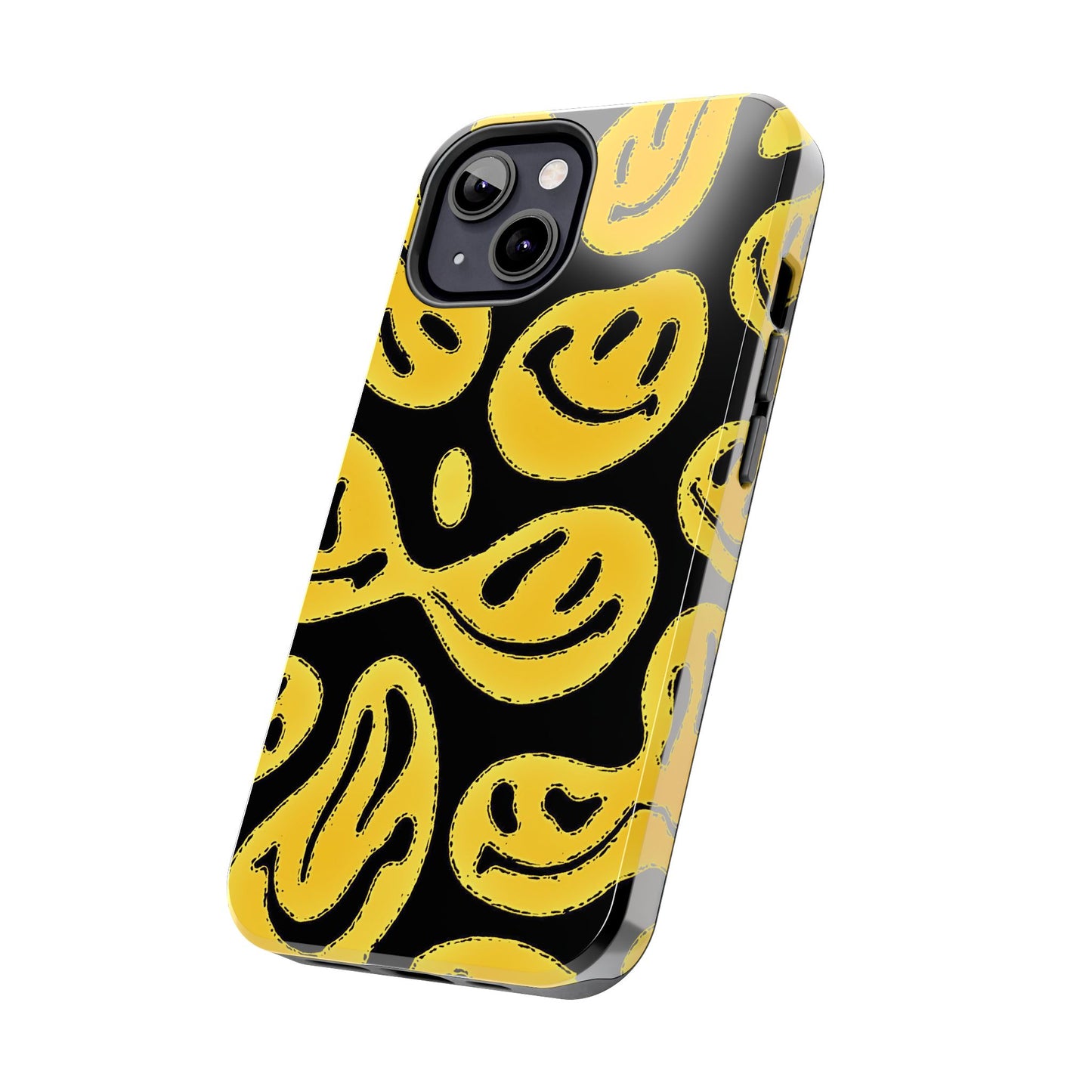 Colorful Trippy Smiley Face (Version 1) Tough Phone Case | Aesthetic