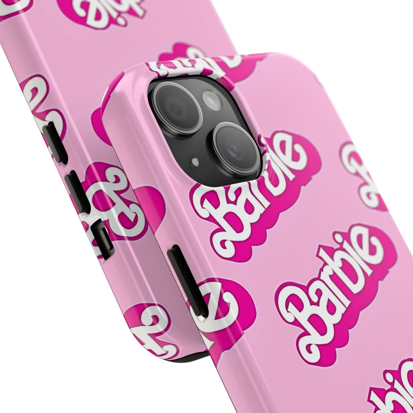 Retro Style Barbie Logo Pattern Tough Phone Case/Cover | Aesthetic