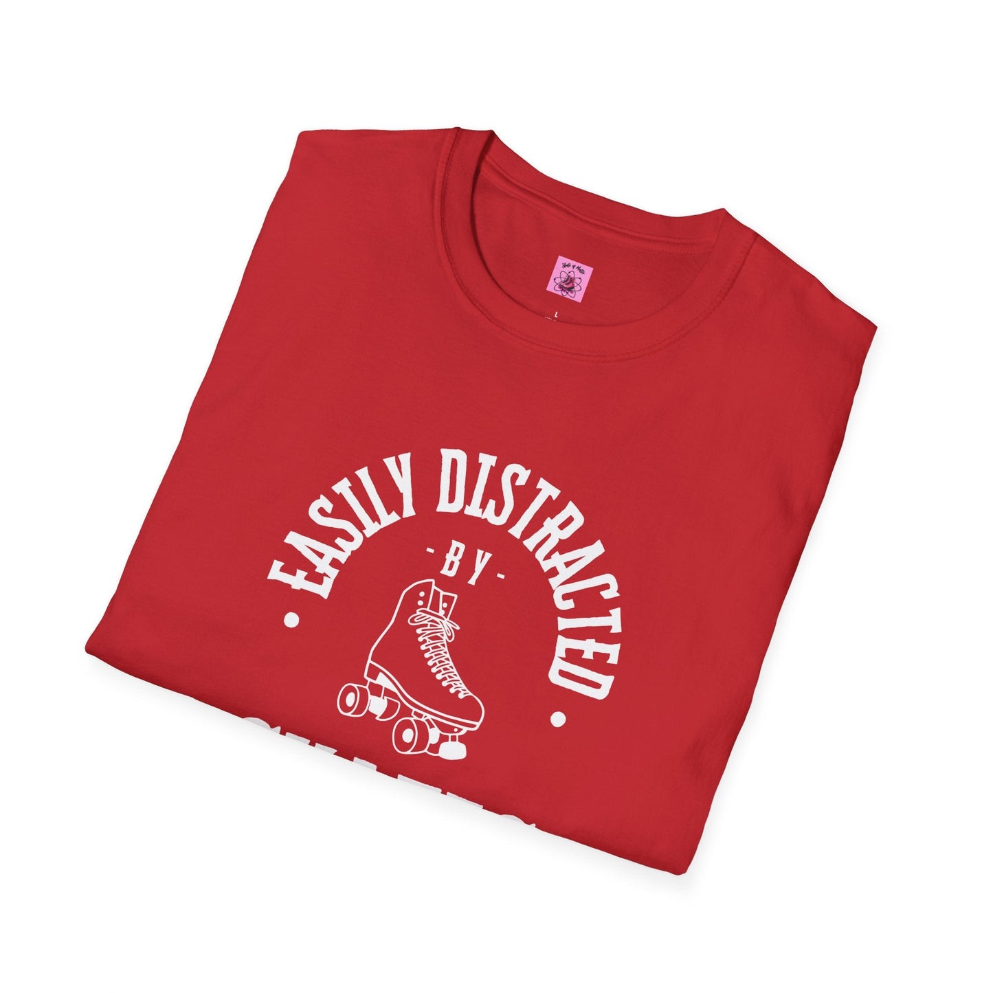 Easily Distracted by Skates Unisex T-Shirt