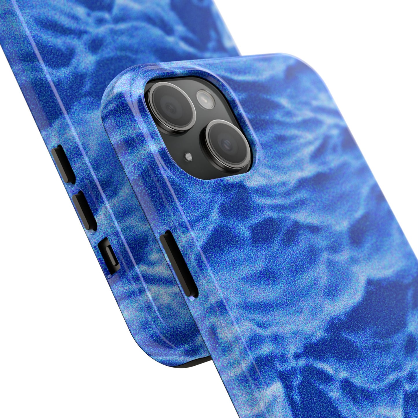 Blurred Ocean Waves Dark Blue Tough Phone Case | Aesthetic