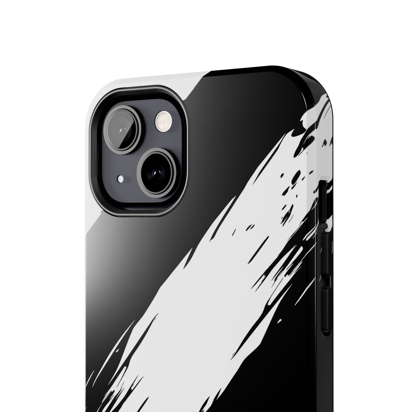 Funda/cubierta resistente para teléfono con rayas diagonales en blanco roto | Estética