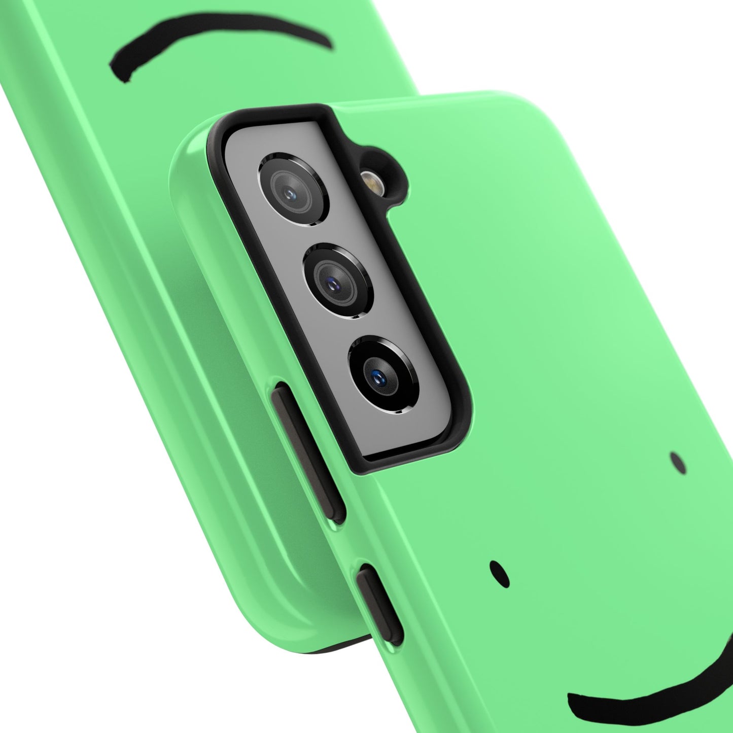 Simple Smile Green Face Tough Phone Case | Other