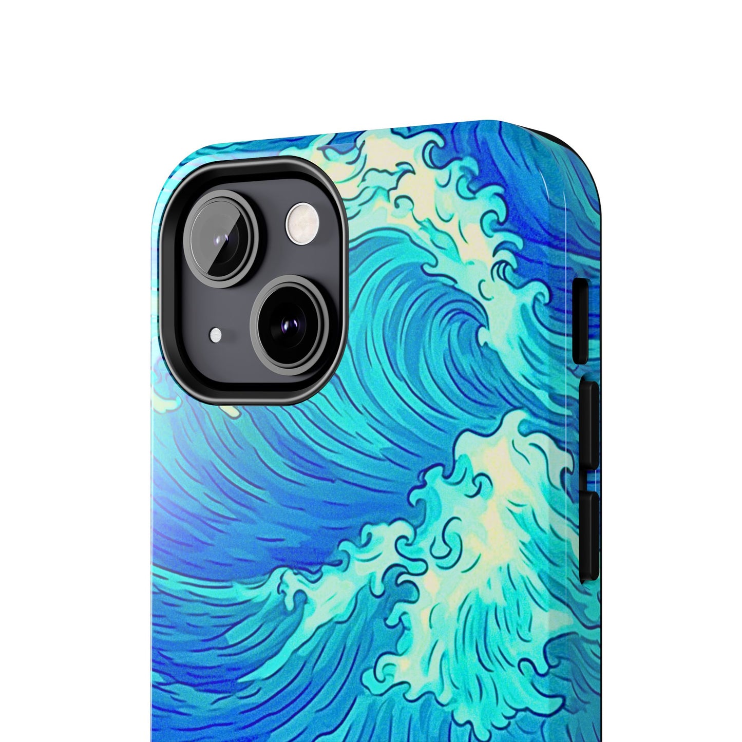 Cool Water Wave Style Tough Phone Case | Aesthetic