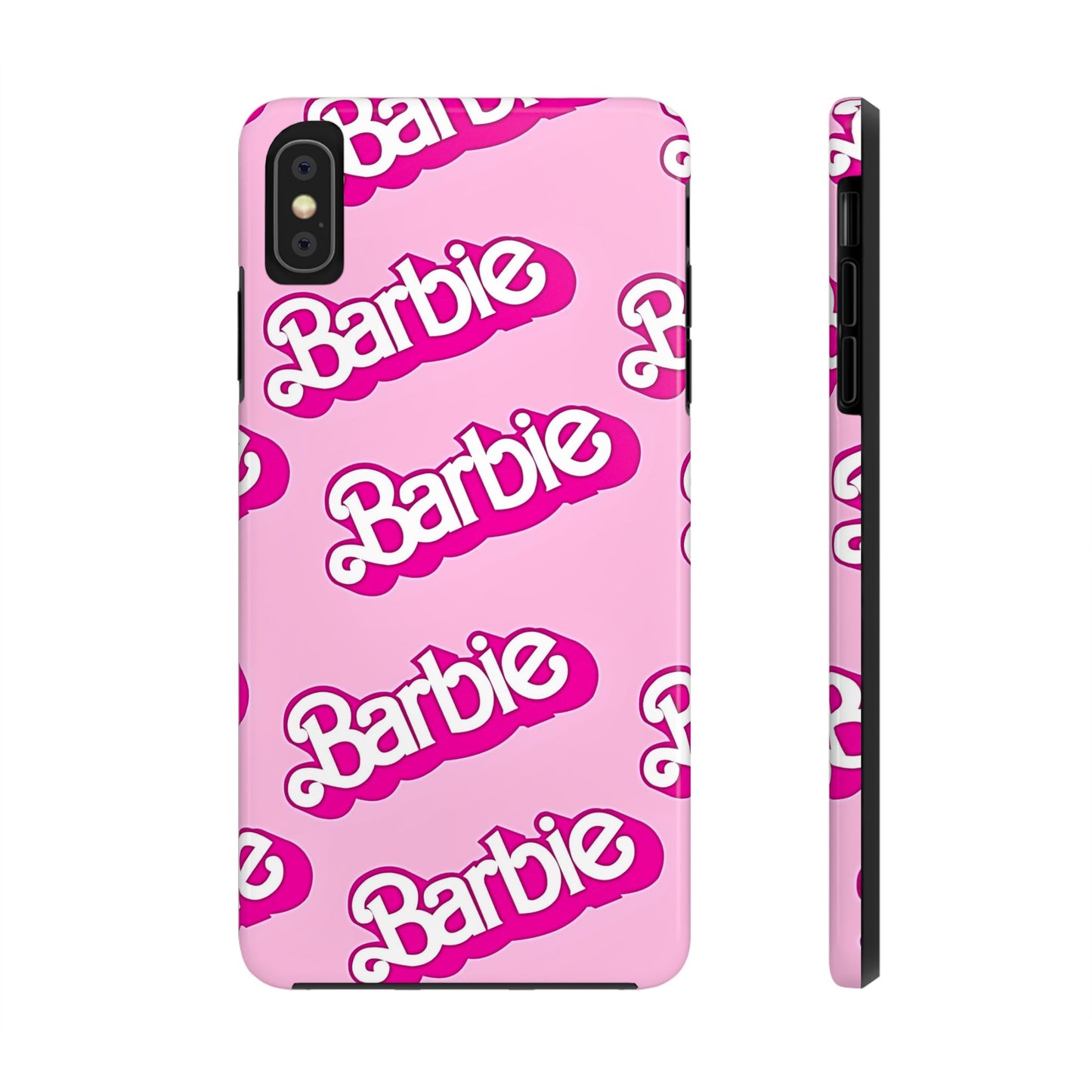 Retro Style Barbie Logo Pattern Tough Phone Case/Cover | Aesthetic
