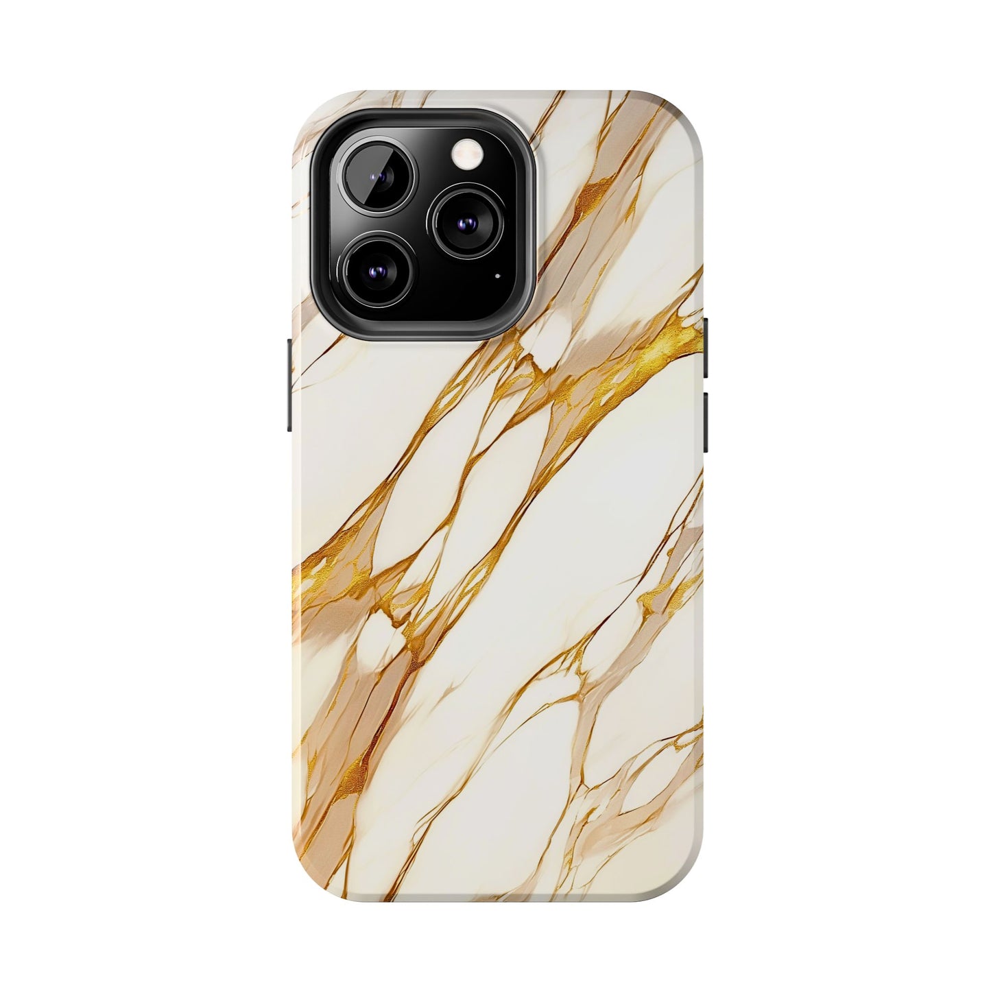 Luxury Marble Gold Vein Texture Pattern Style Tough Phone Case/Cover | Aesthetic