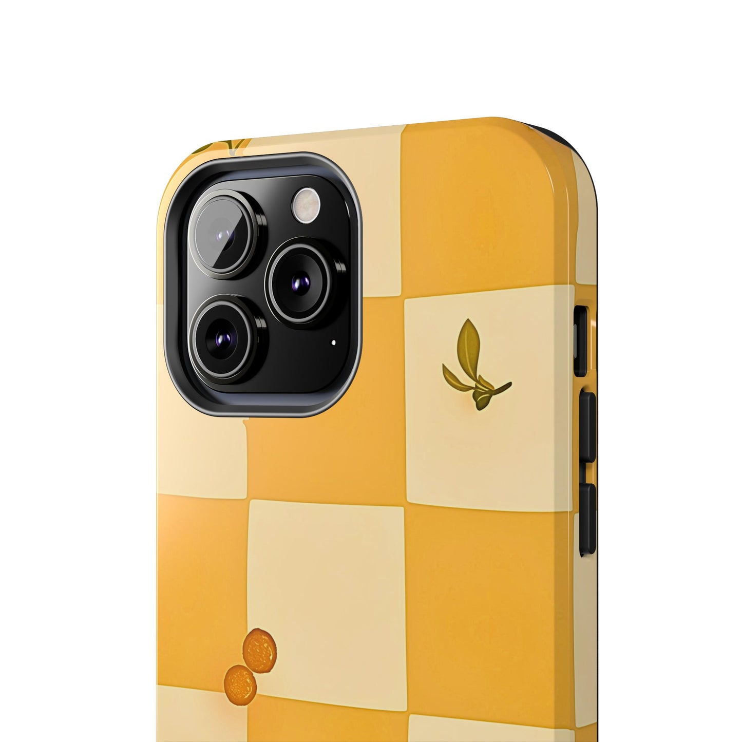 Yellow Checkered Preppy Daisies Tough Phone Case | Aesthetic
