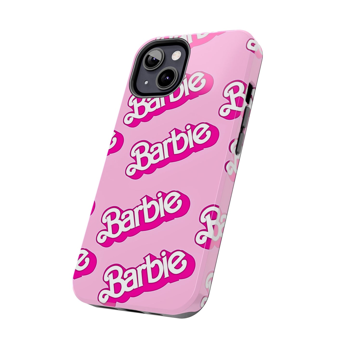Retro Style Barbie Logo Pattern Tough Phone Case/Cover | Aesthetic