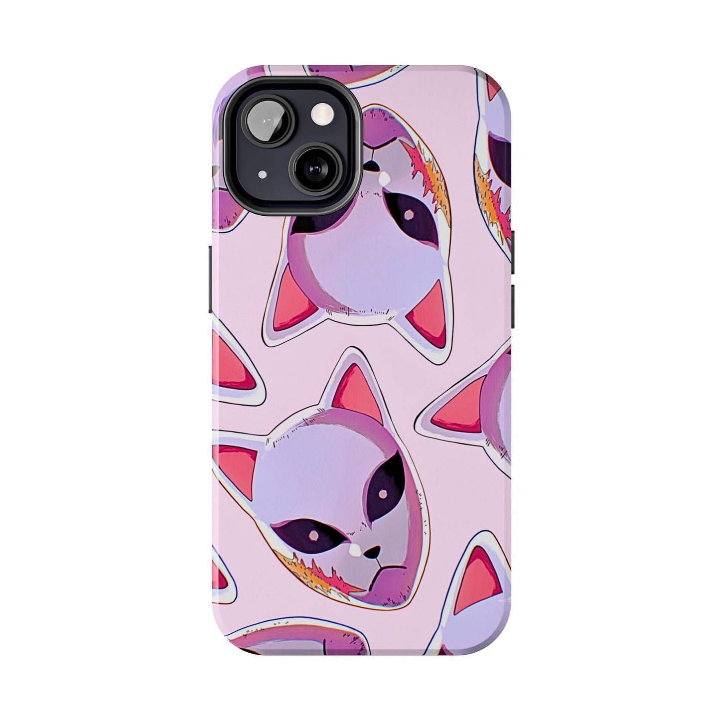 Sabito Fox Mask Pattern Tough Phone Case | Anime - Demon Slayer