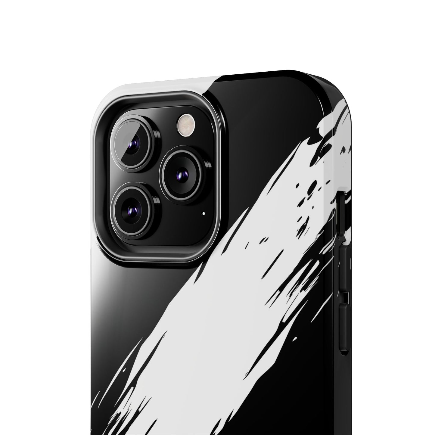 Funda/cubierta resistente para teléfono con rayas diagonales en blanco roto | Estética