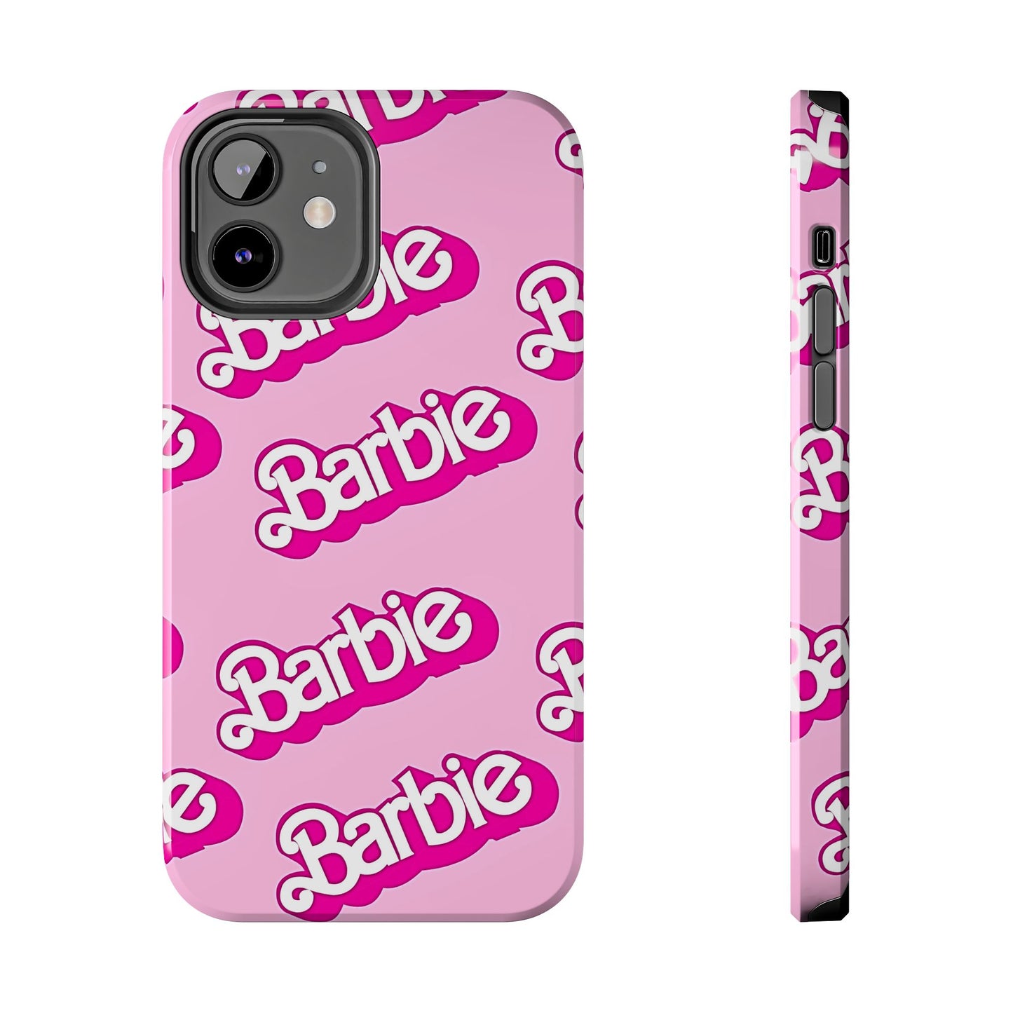 Retro Style Barbie Logo Pattern Tough Phone Case/Cover | Aesthetic