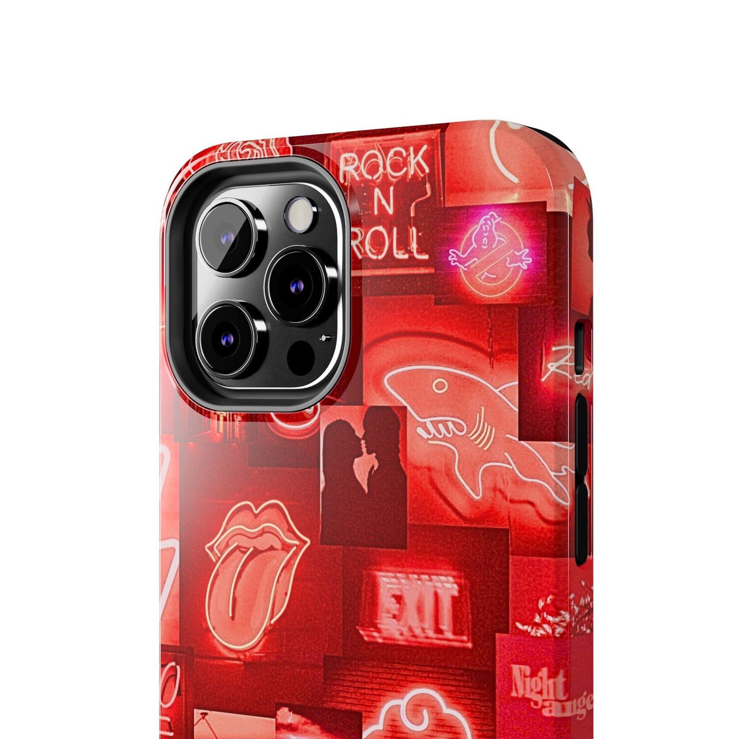 Red Neon Style Tough Phone Case | Aesthetic