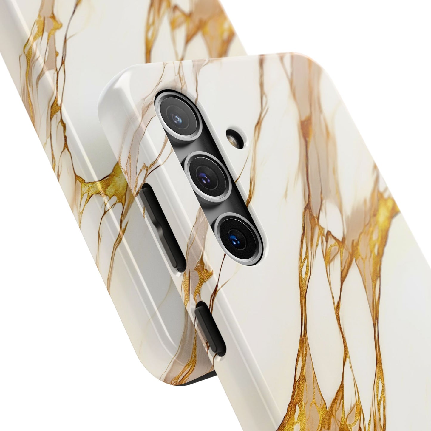 Luxury Marble Gold Vein Texture Pattern Style Tough Phone Case/Cover | Aesthetic