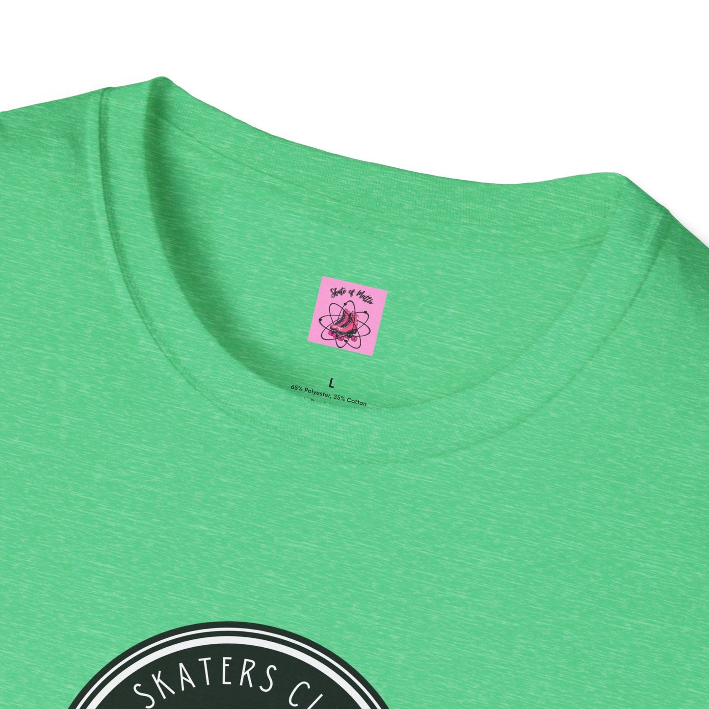 Round Black Skaters Club Unisex T-Shirt