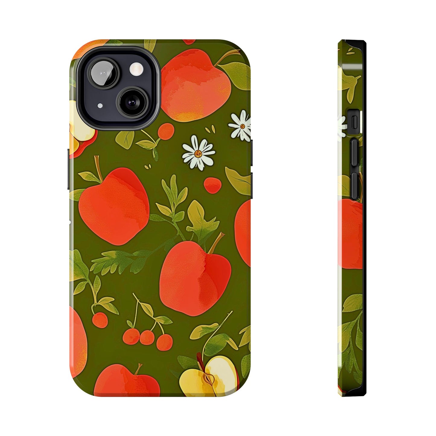 Apple & Berry Garden Pattern Style Tough Phone Case/Cover | Aesthetic
