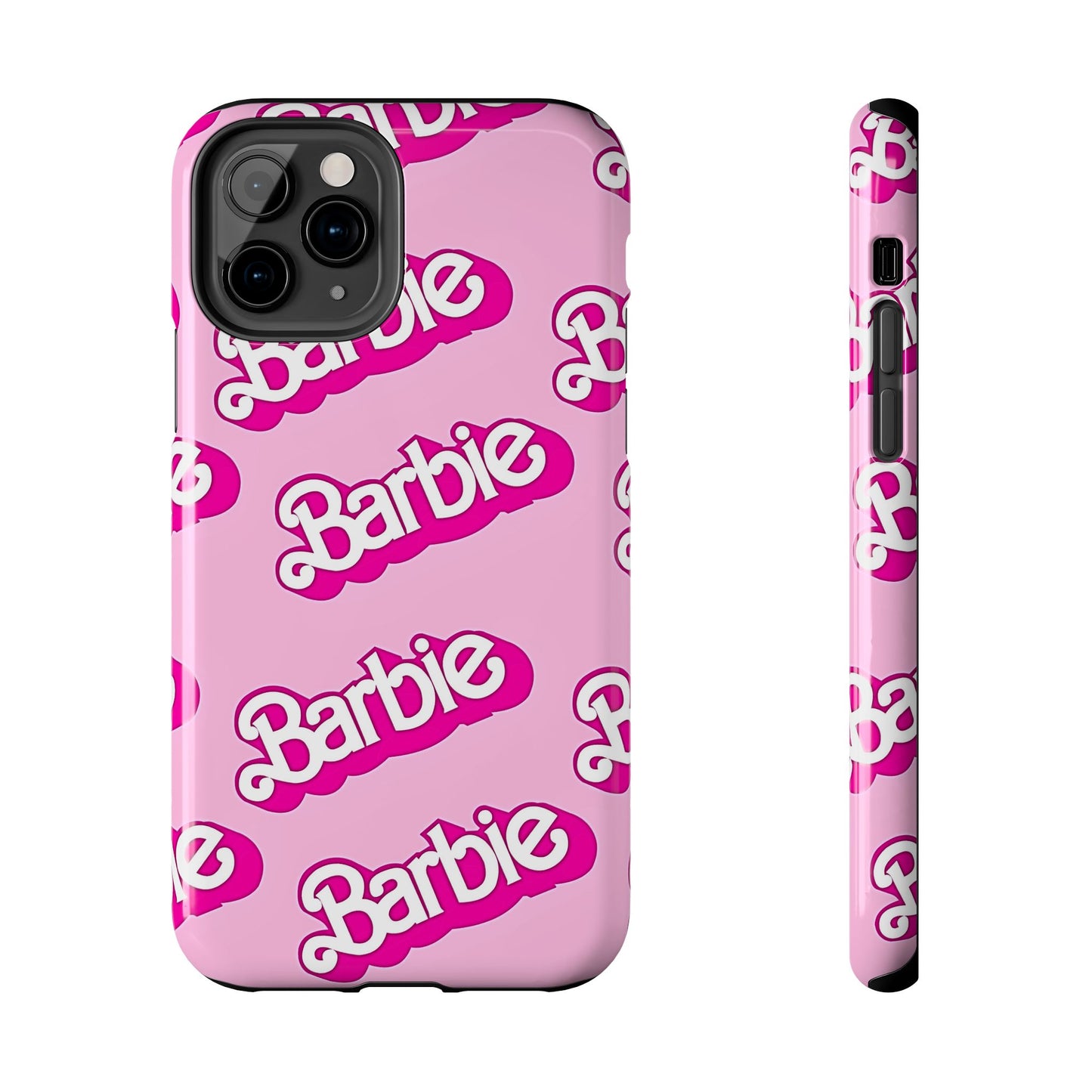 Retro Style Barbie Logo Pattern Tough Phone Case/Cover | Aesthetic