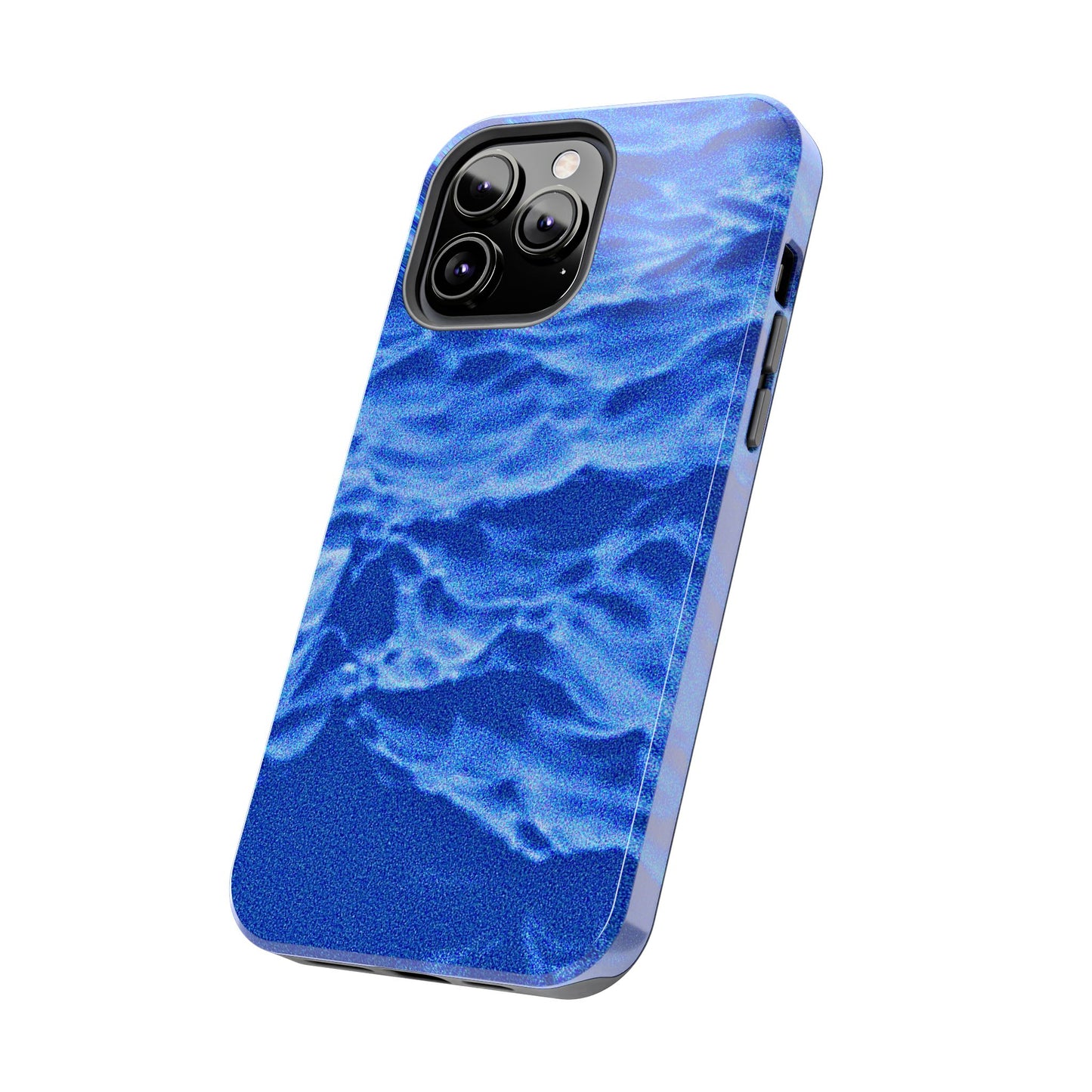 Blurred Ocean Waves Dark Blue Tough Phone Case | Aesthetic