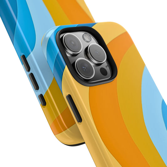 Summer Liquid Lines Tough Phone Case | Aesthetic