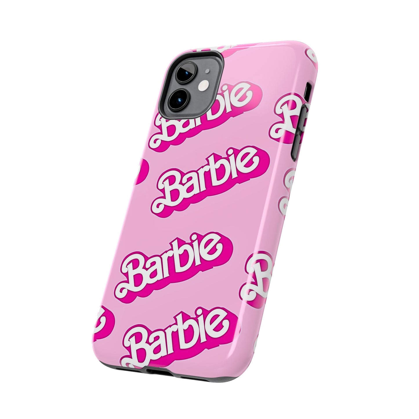 Retro Style Barbie Logo Pattern Tough Phone Case/Cover | Aesthetic