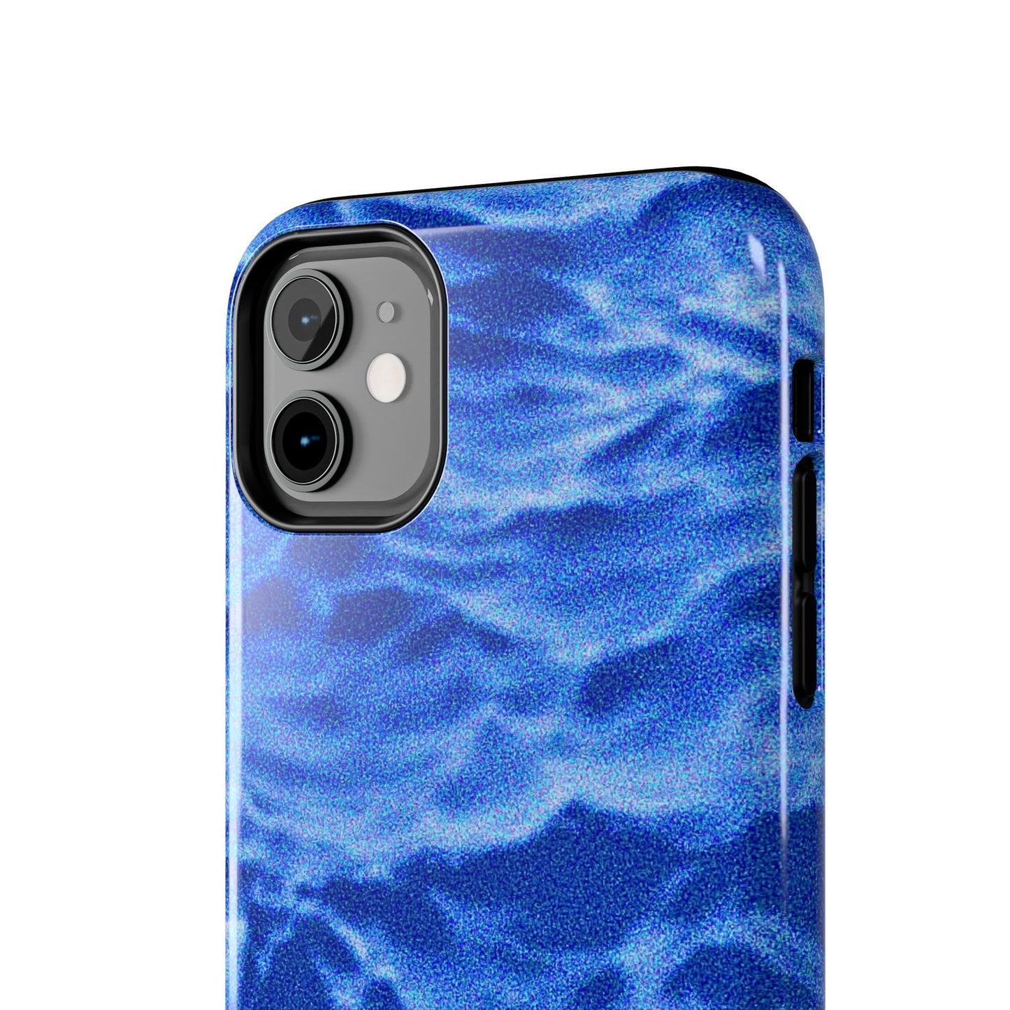 Blurred Ocean Waves Dark Blue Tough Phone Case | Aesthetic