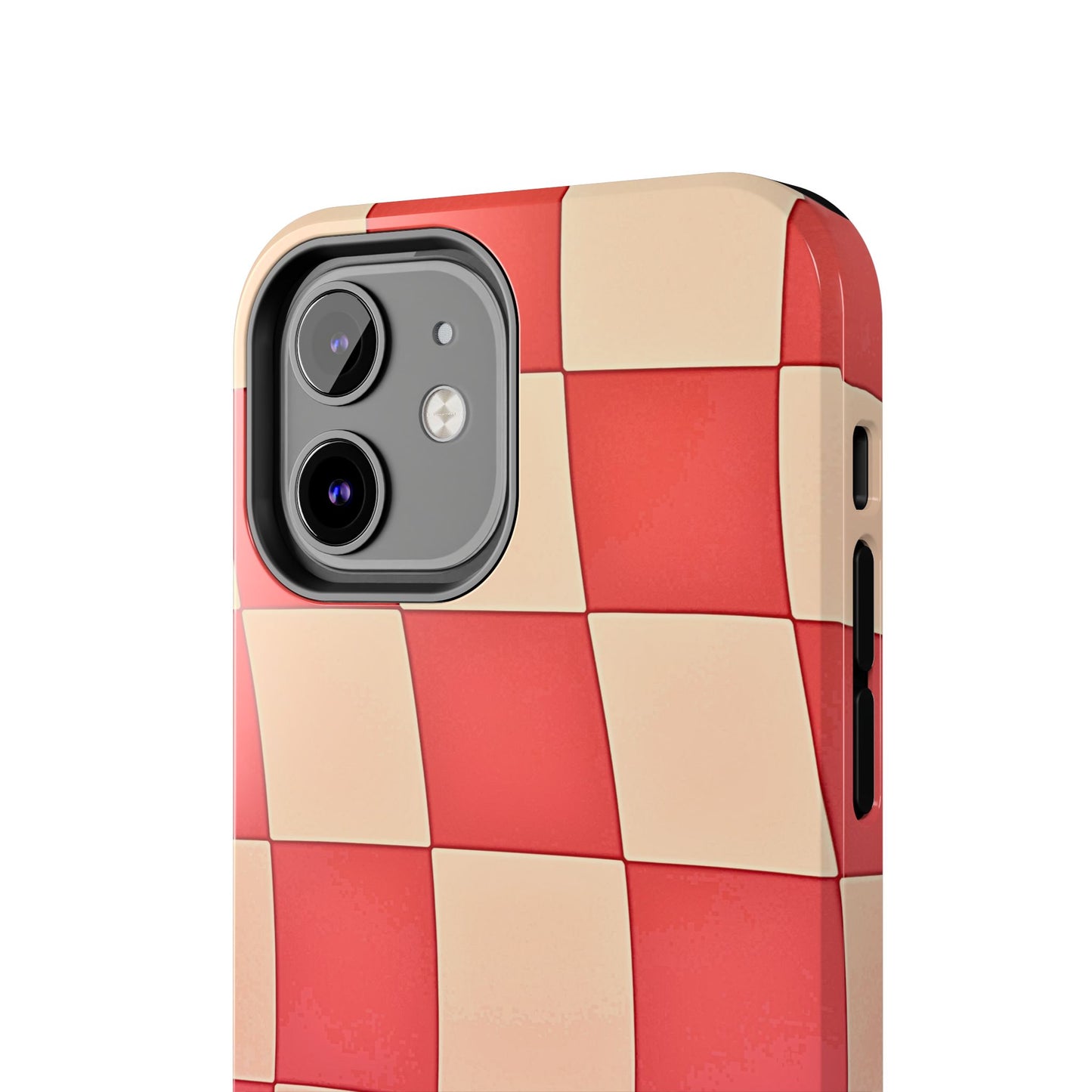 Preppy Checkered Pink Tough Phone Case | Aesthetic