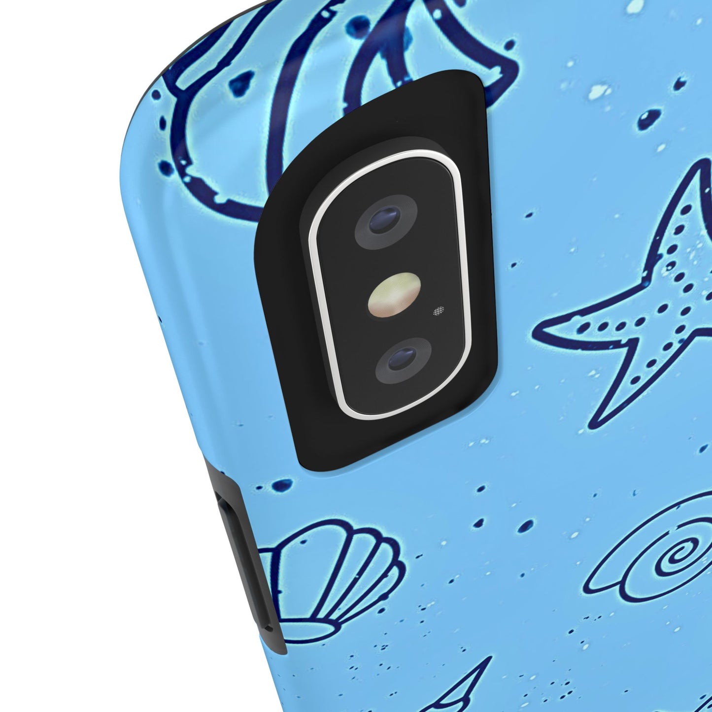 Funda resistente para teléfono Shells azul claro | Estética
