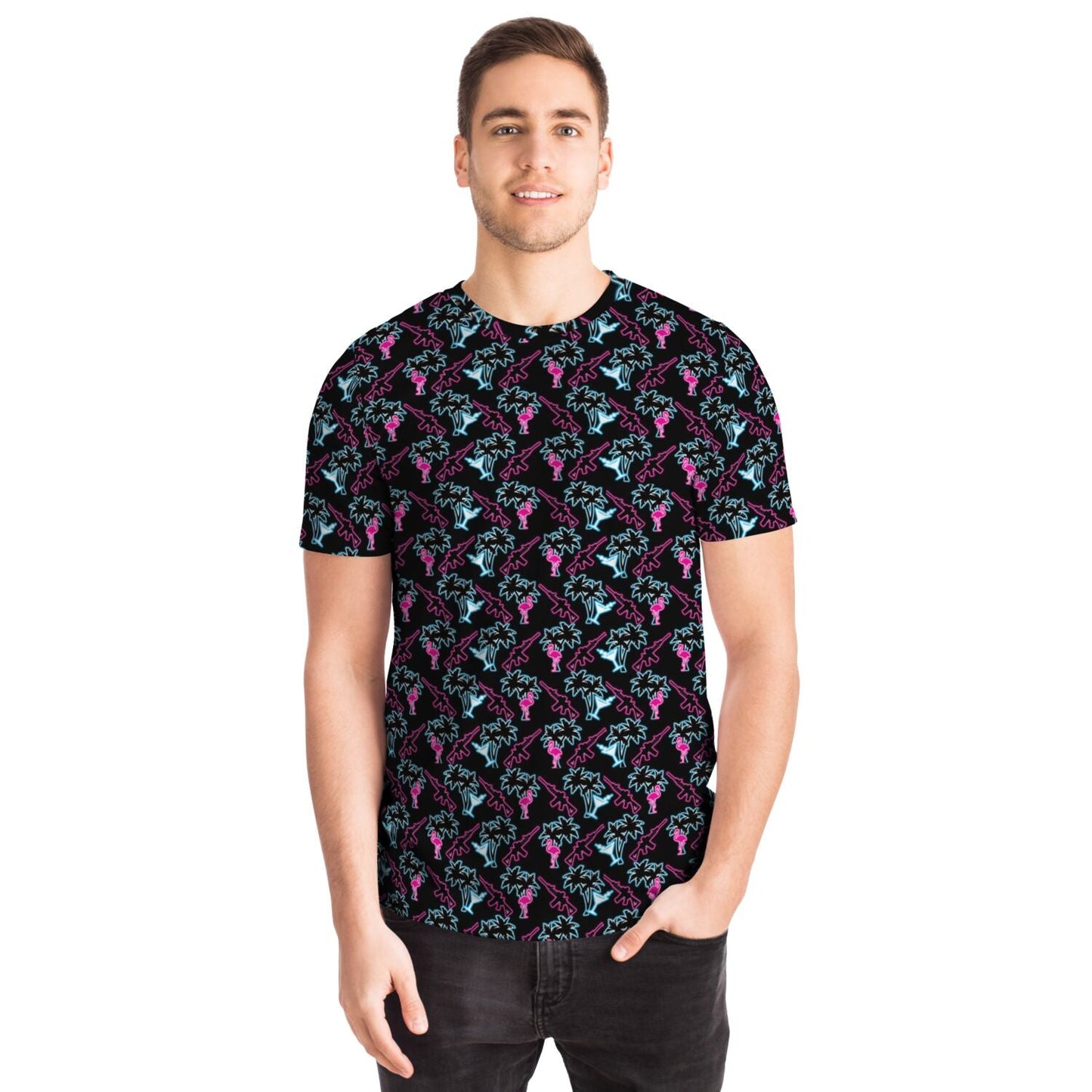 Rad Palm Neon Attack T-Shirt
