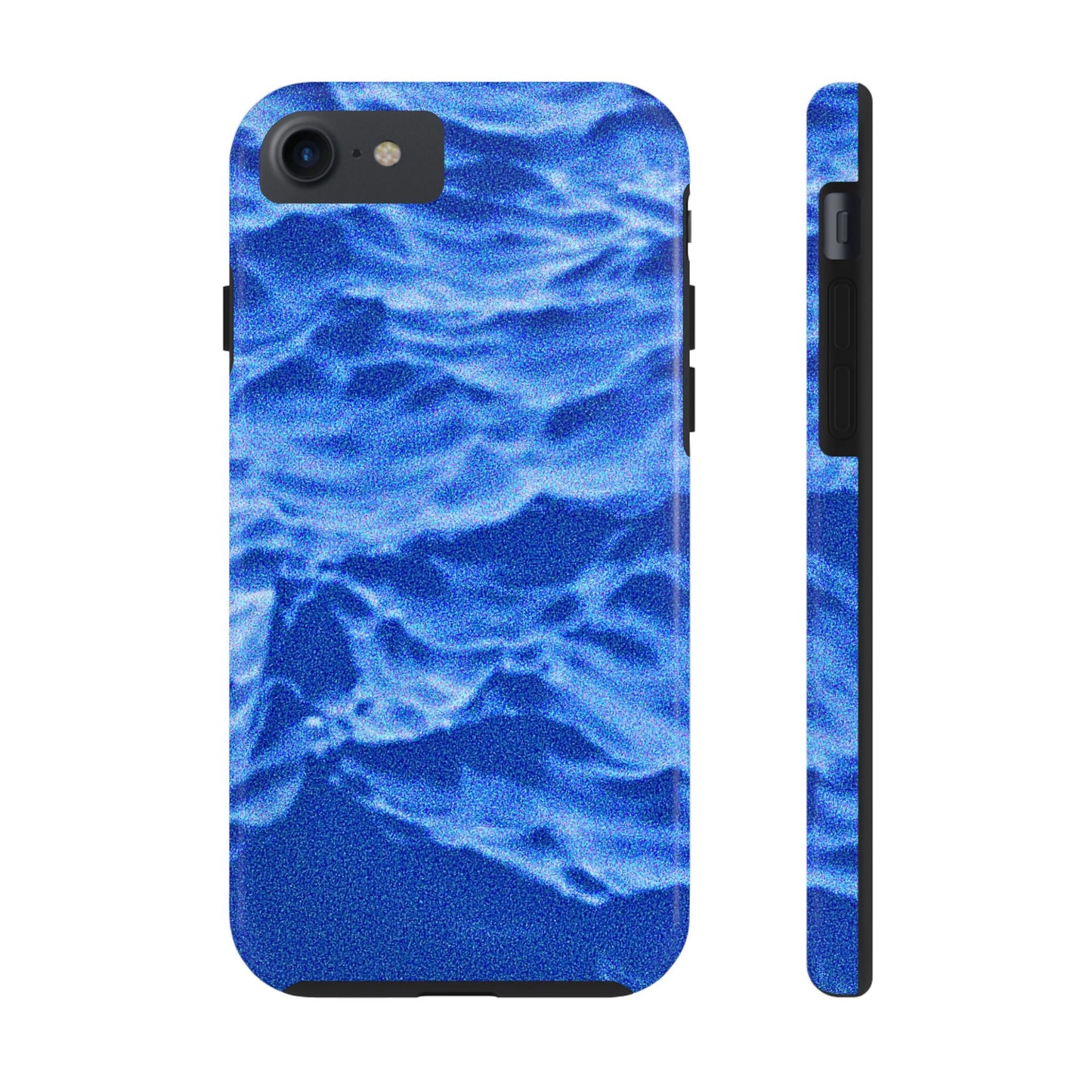 Blurred Ocean Waves Dark Blue Tough Phone Case | Aesthetic